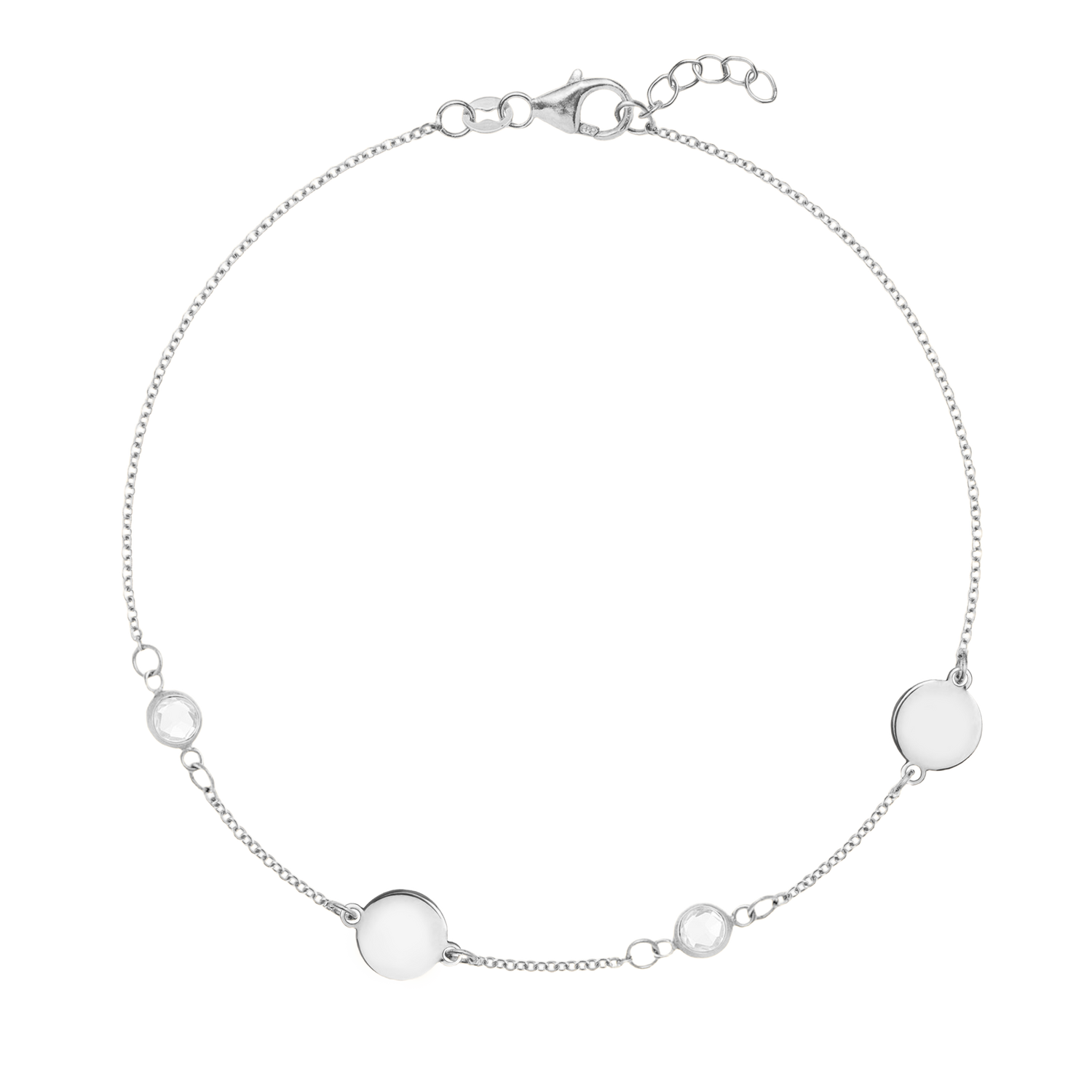 2 lettere con 2 bracciale portafortuna