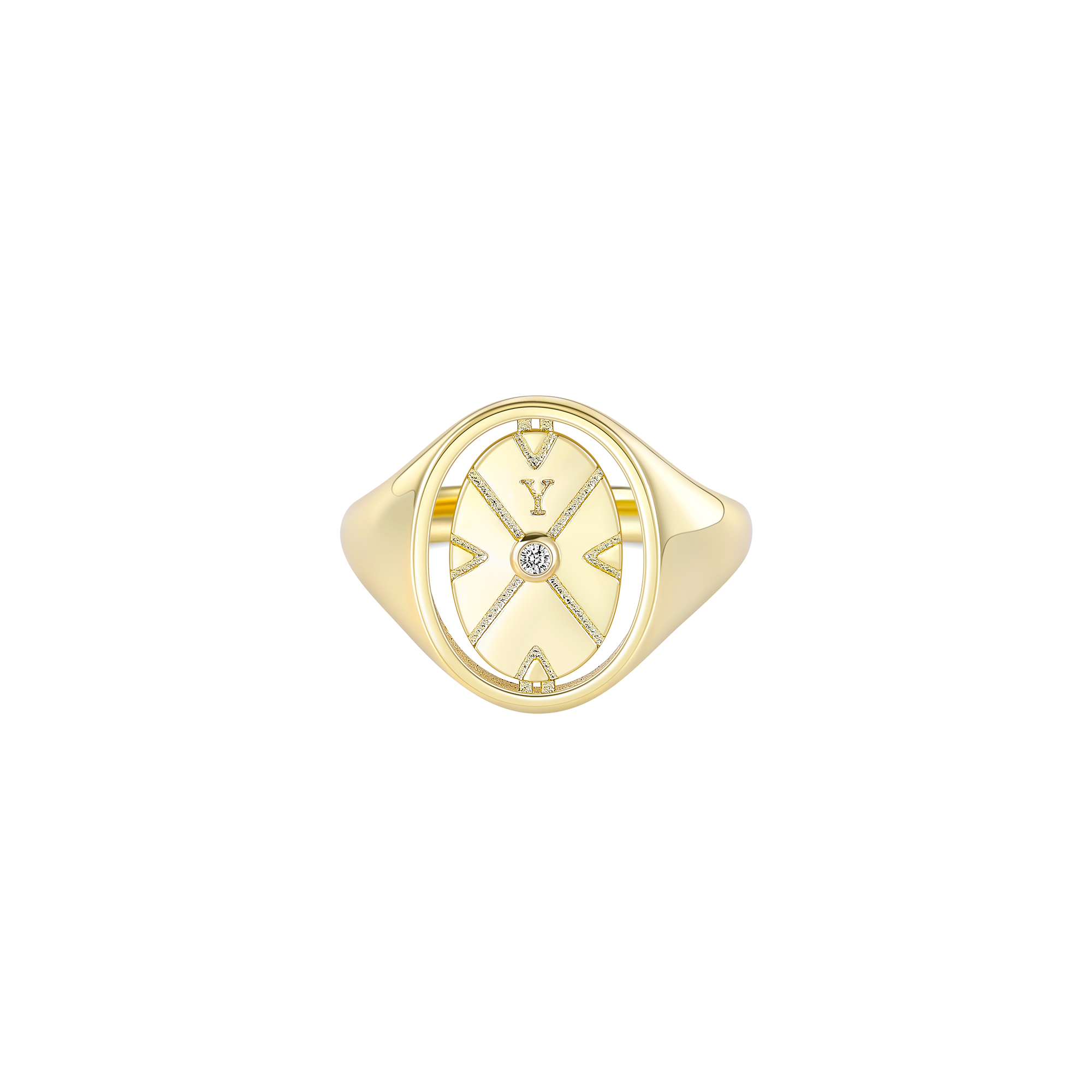 Round Signet Ring