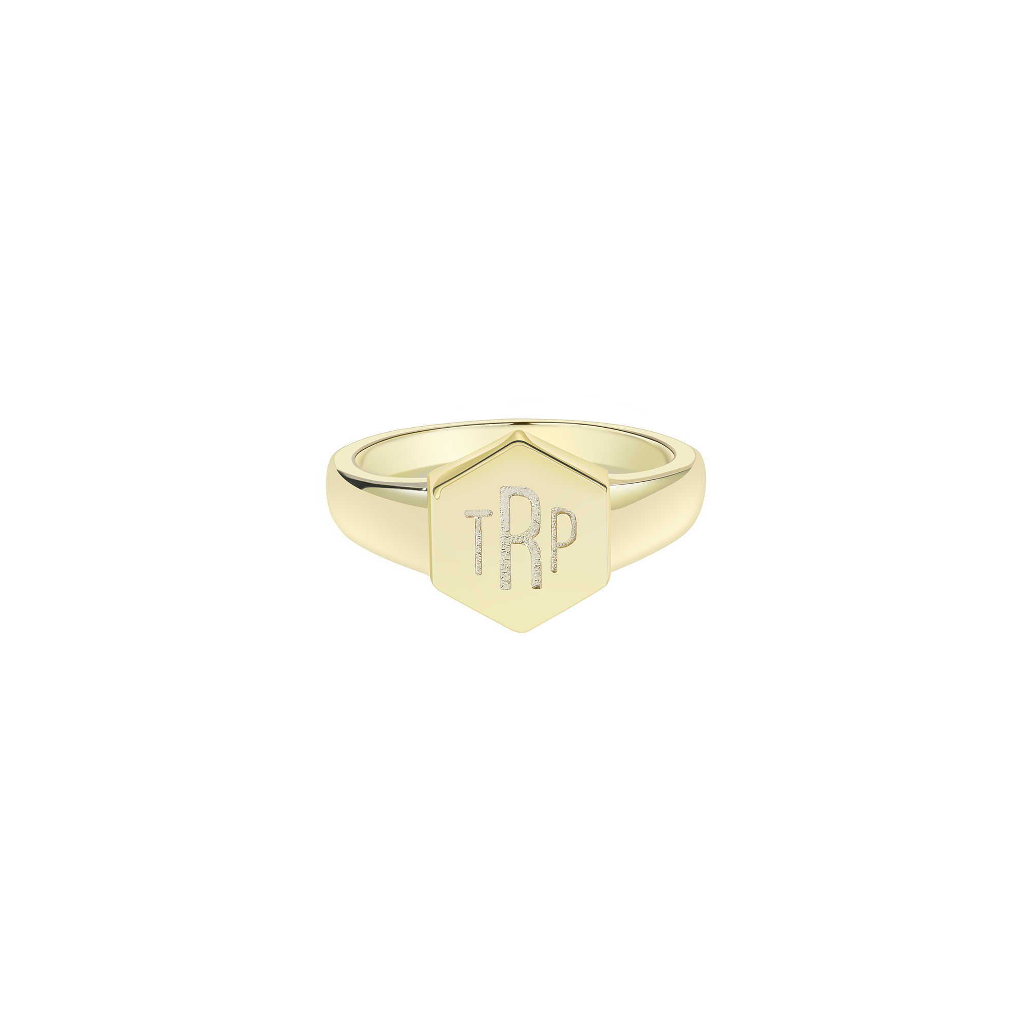 Geometric Signet Ring