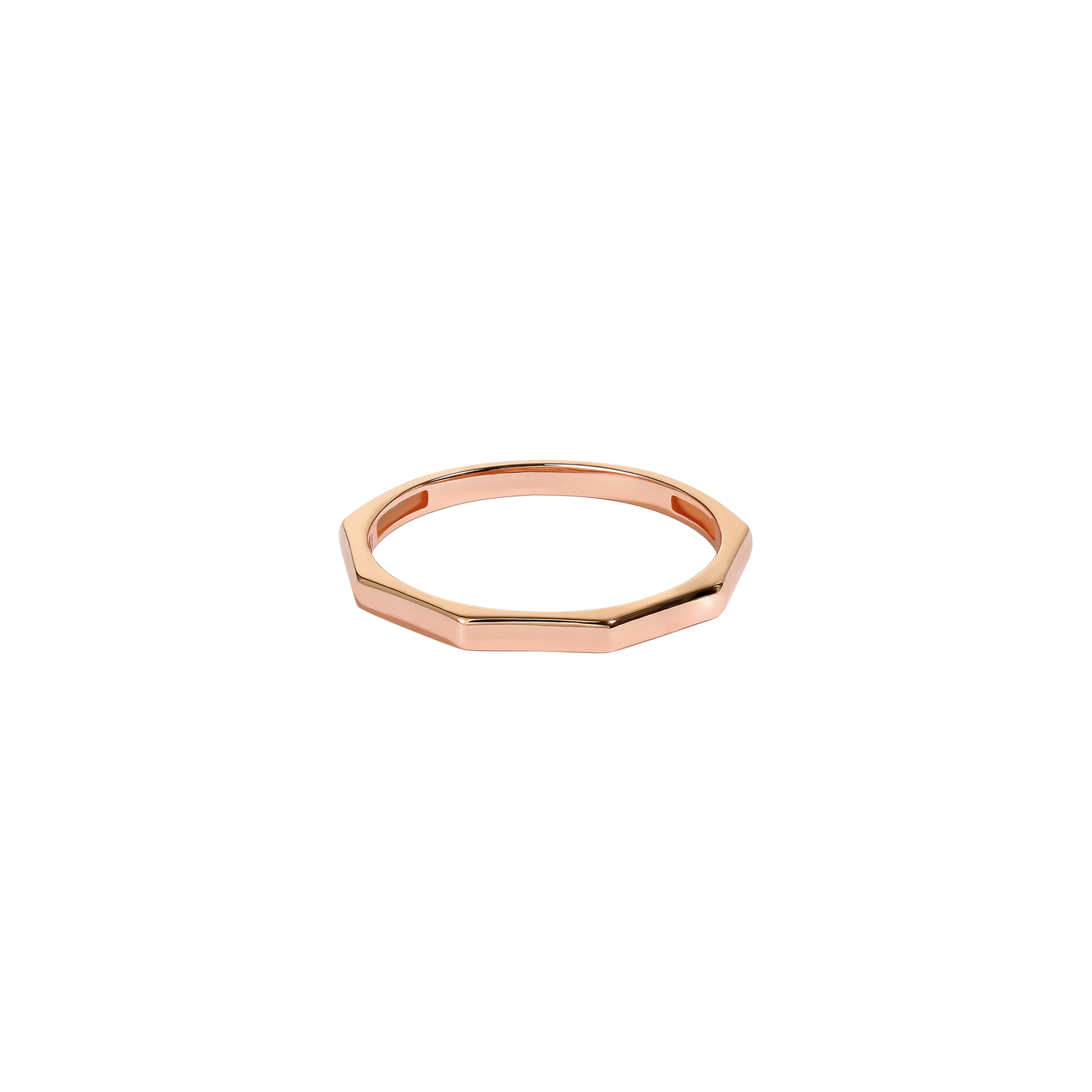 Anello di semplicità geometrica in oro massiccio