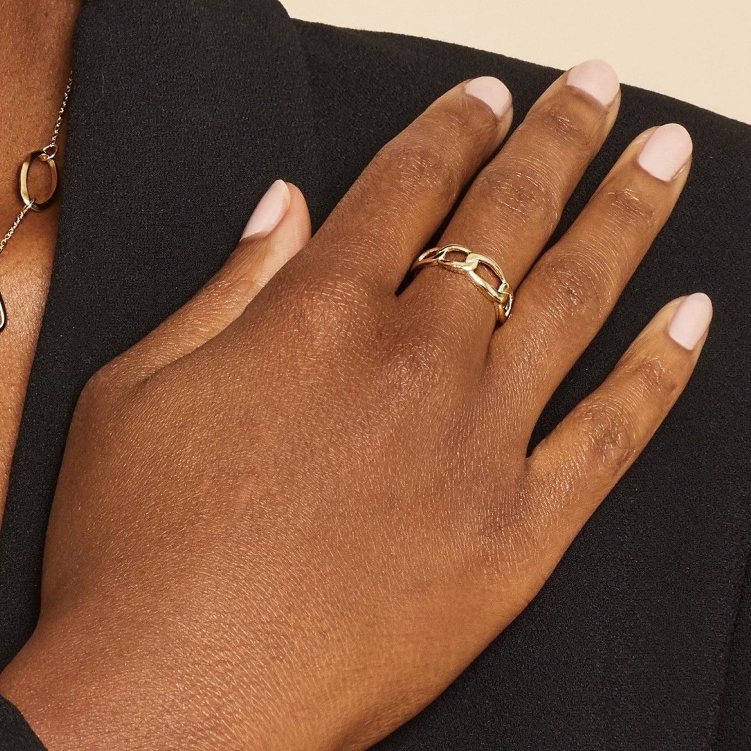 Braided Link Ring