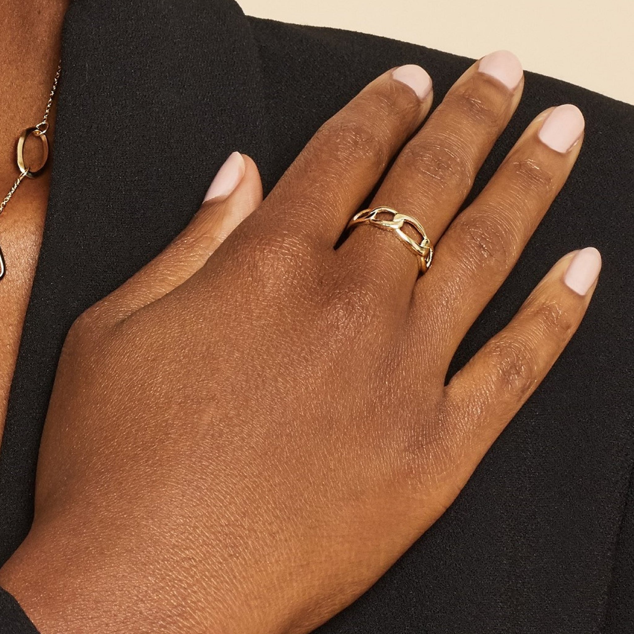 Braided Link Ring