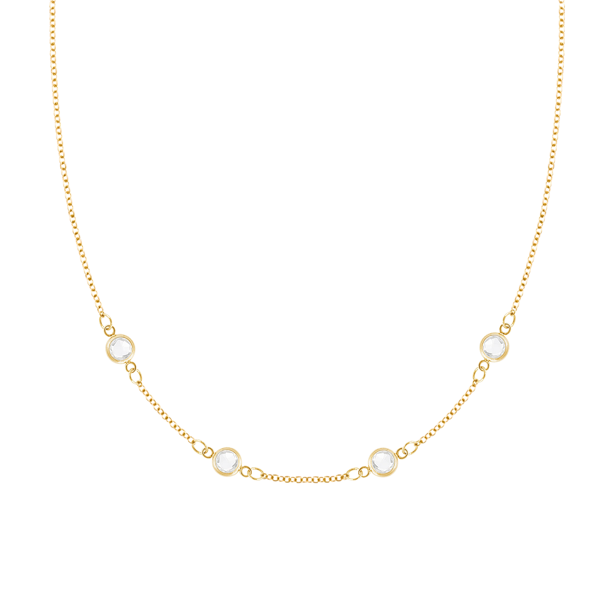 birthstone necklace for mom, multi stone gold necklace, custom birthstone necklace, gold necklace for women, 4 birthstone necklace
