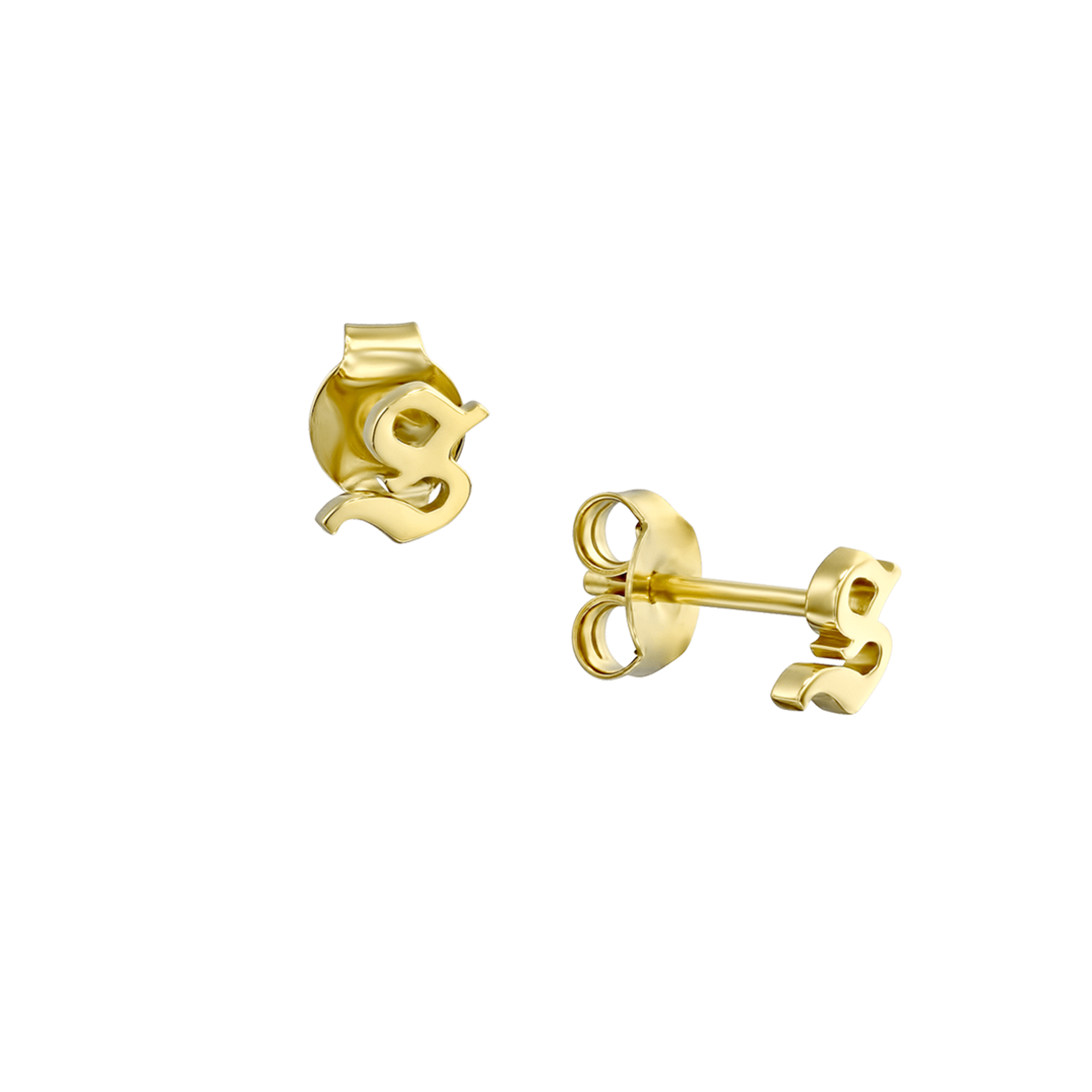 Gothic Letter Earrings