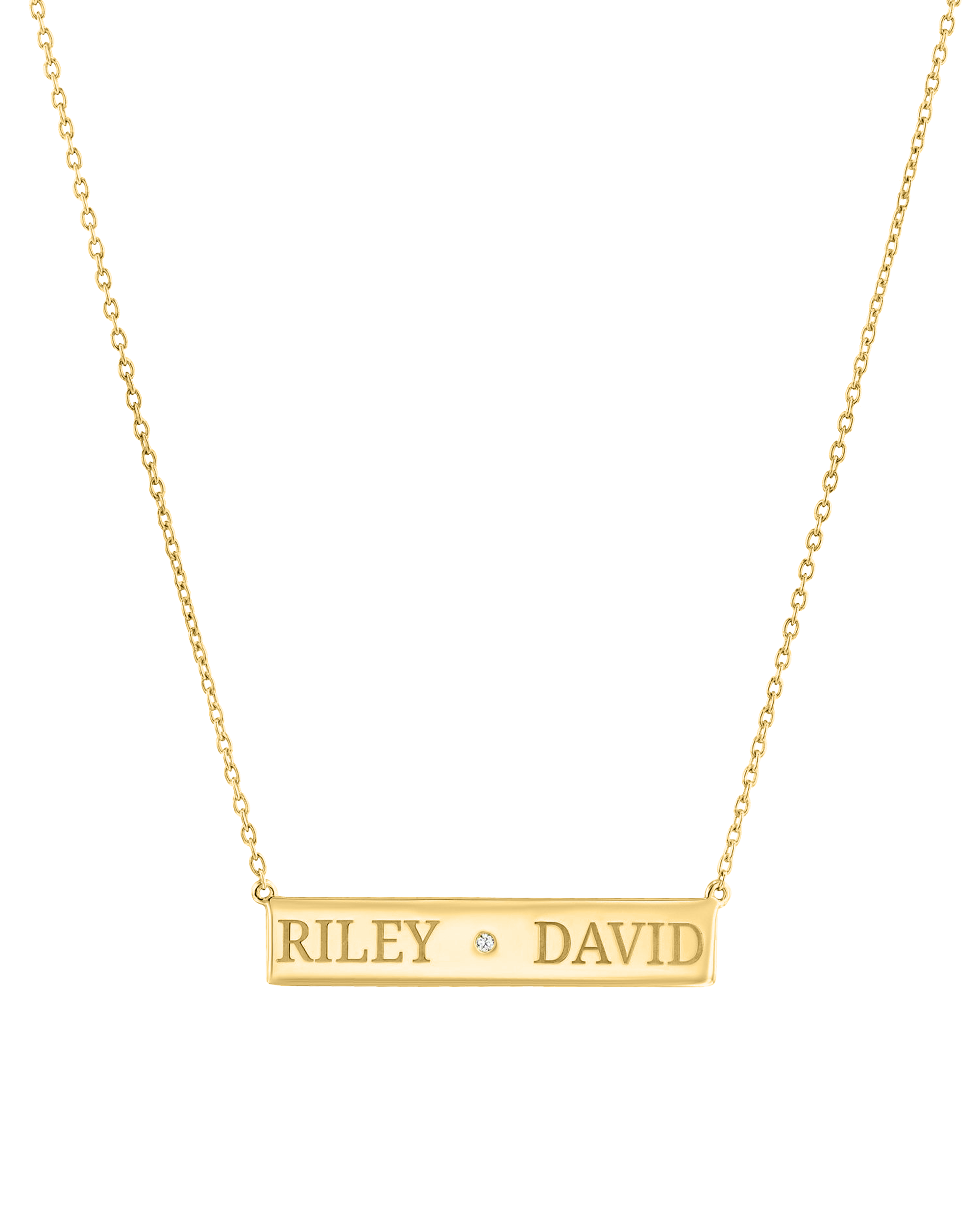 gold engraved necklace, custom valentine&