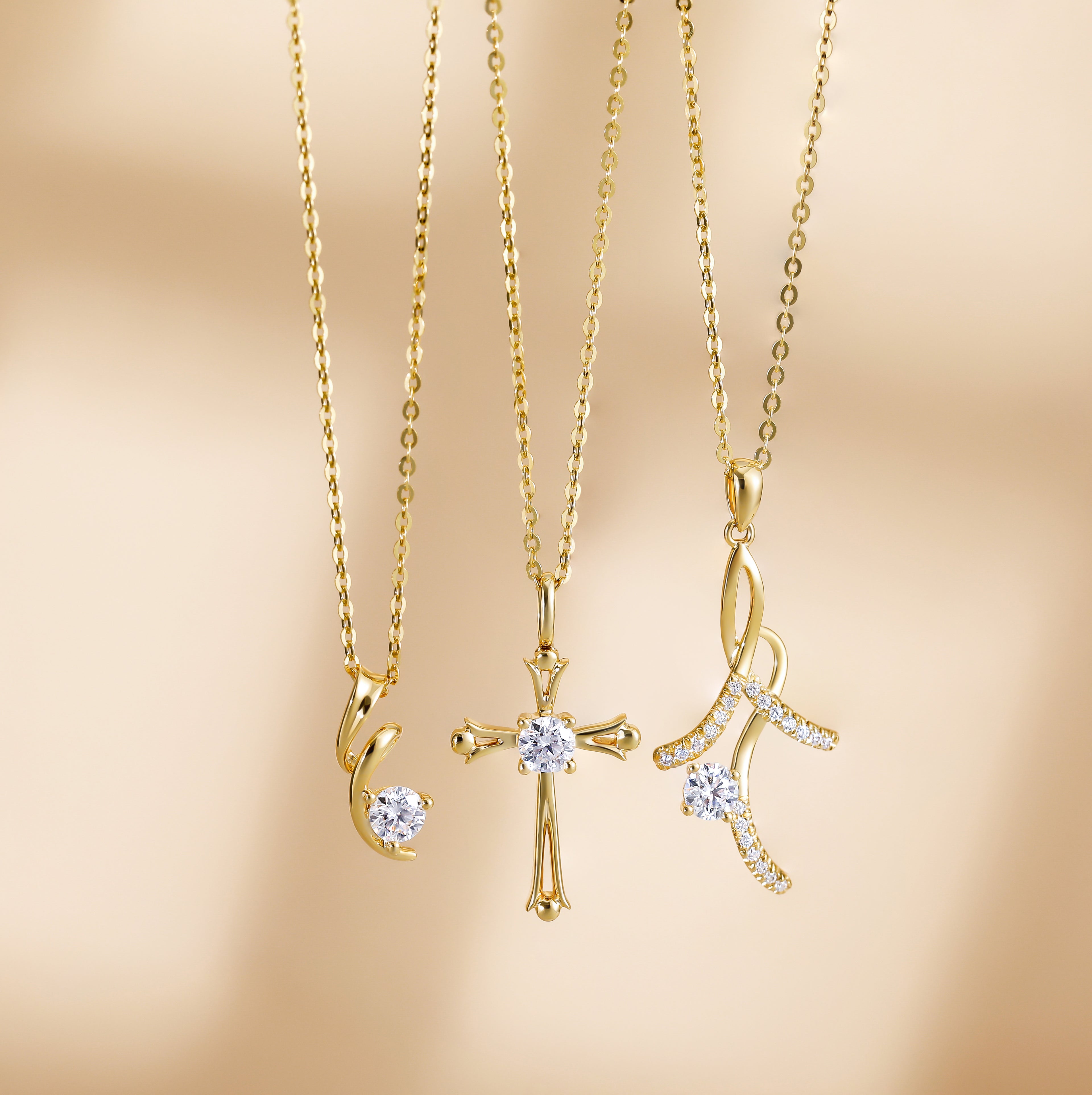 dainty gold cross necklace, birthstone necklace for mom, custom gold jewelry, mother necklace, necklace set