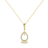 moissanite necklace, gold pendant necklace, delicate necklaces, gold fashion jewelry, 14k gold necklace