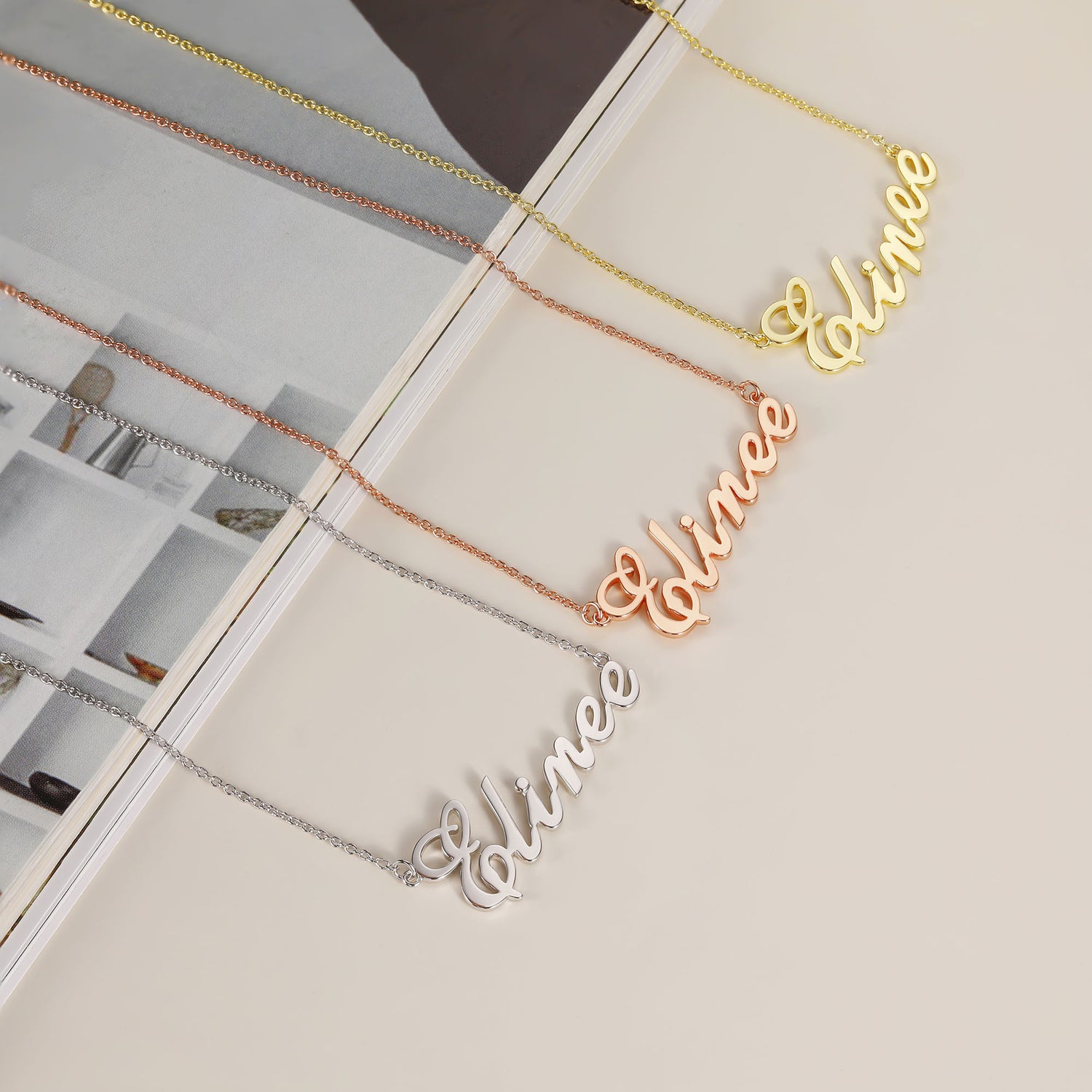 customized name necklace, personalized mom necklace, layer necklace, 14k pendant necklace, graffiti names