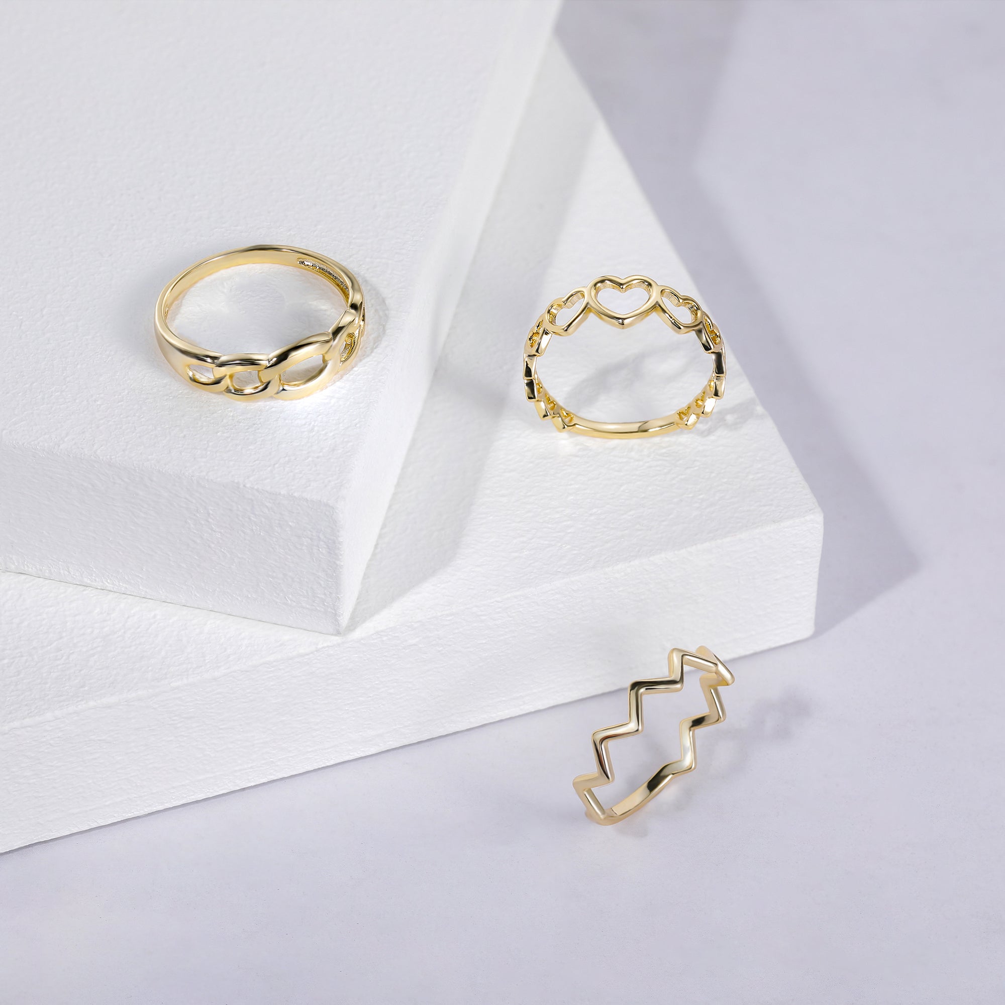 Wavy Line Ring