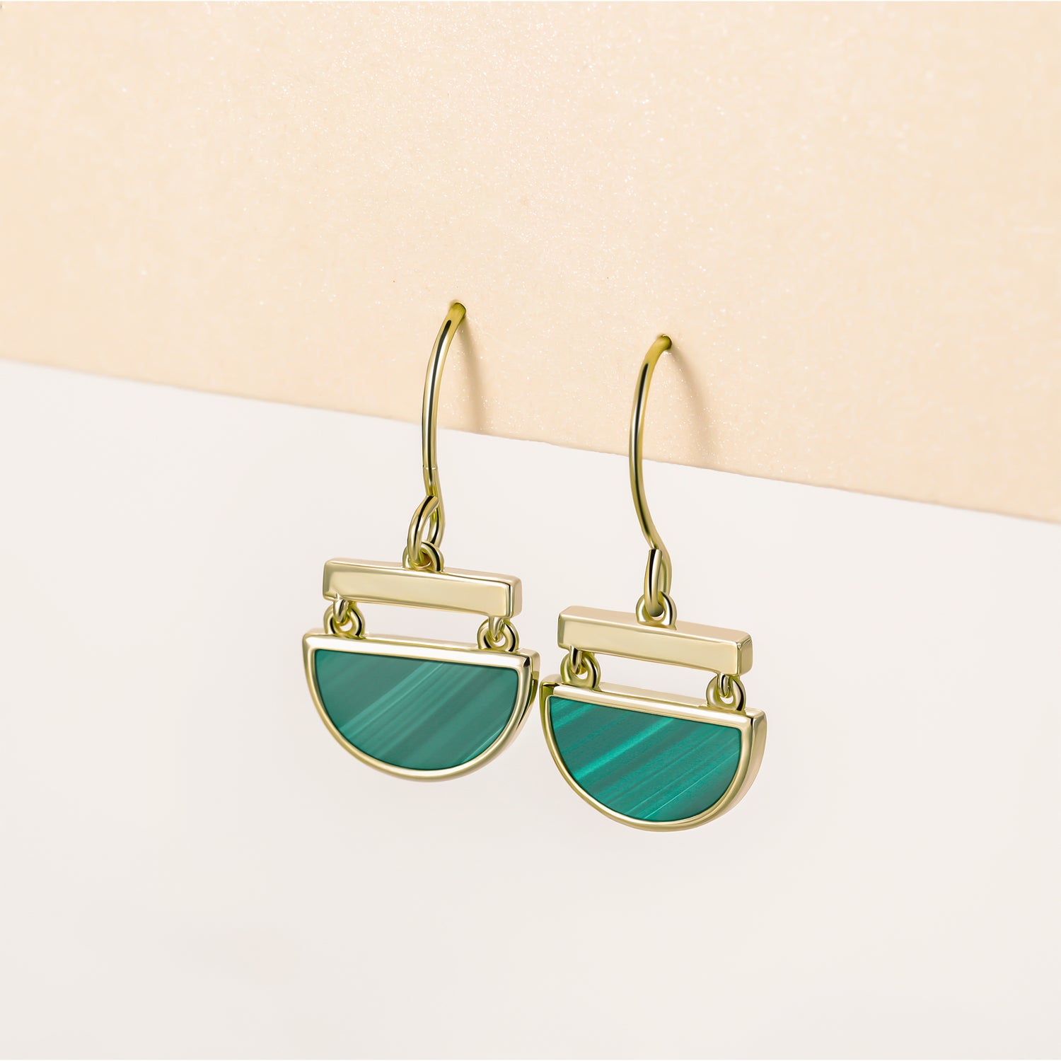 Hanging Half Circle Earrings