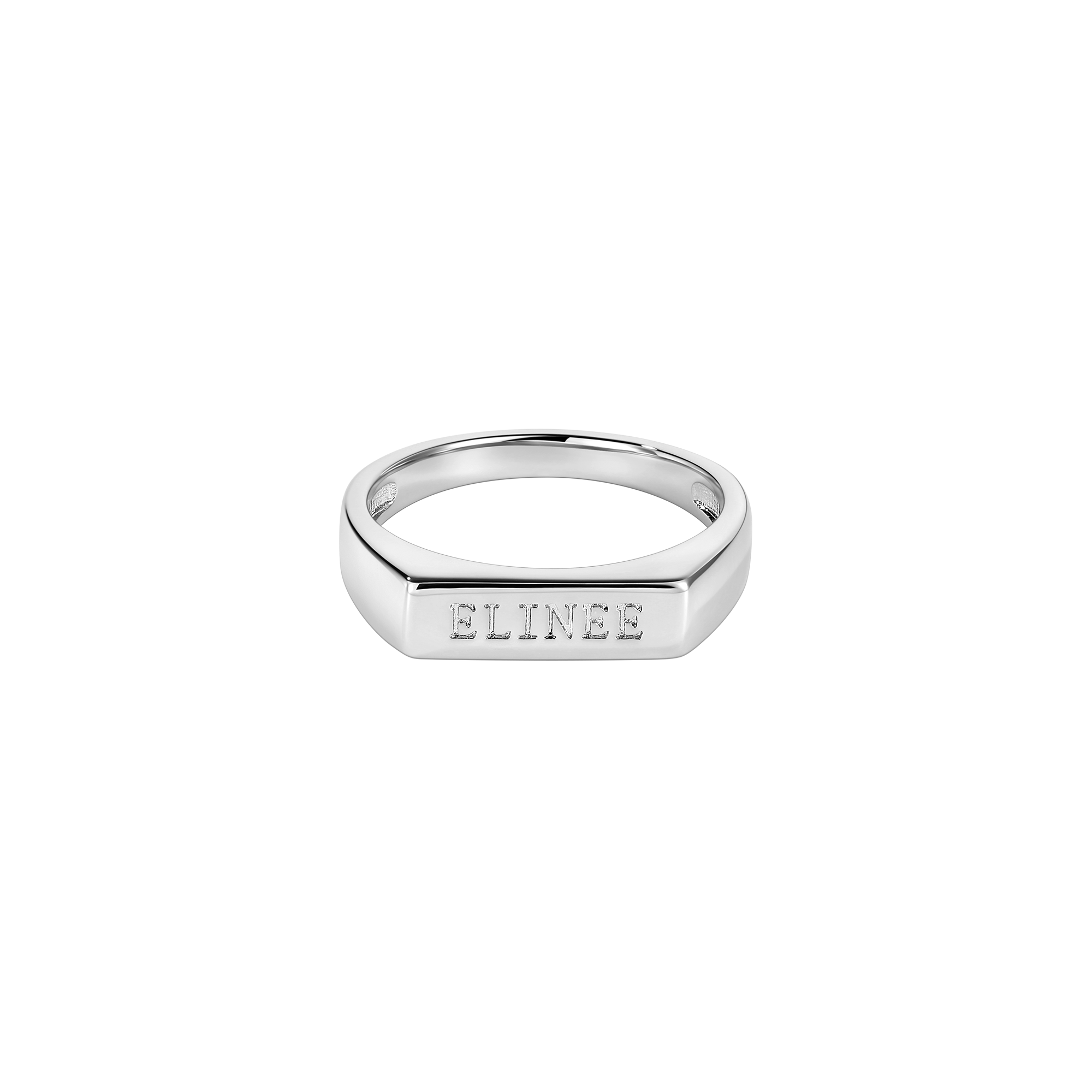 Square Signet Solid Gold Ring