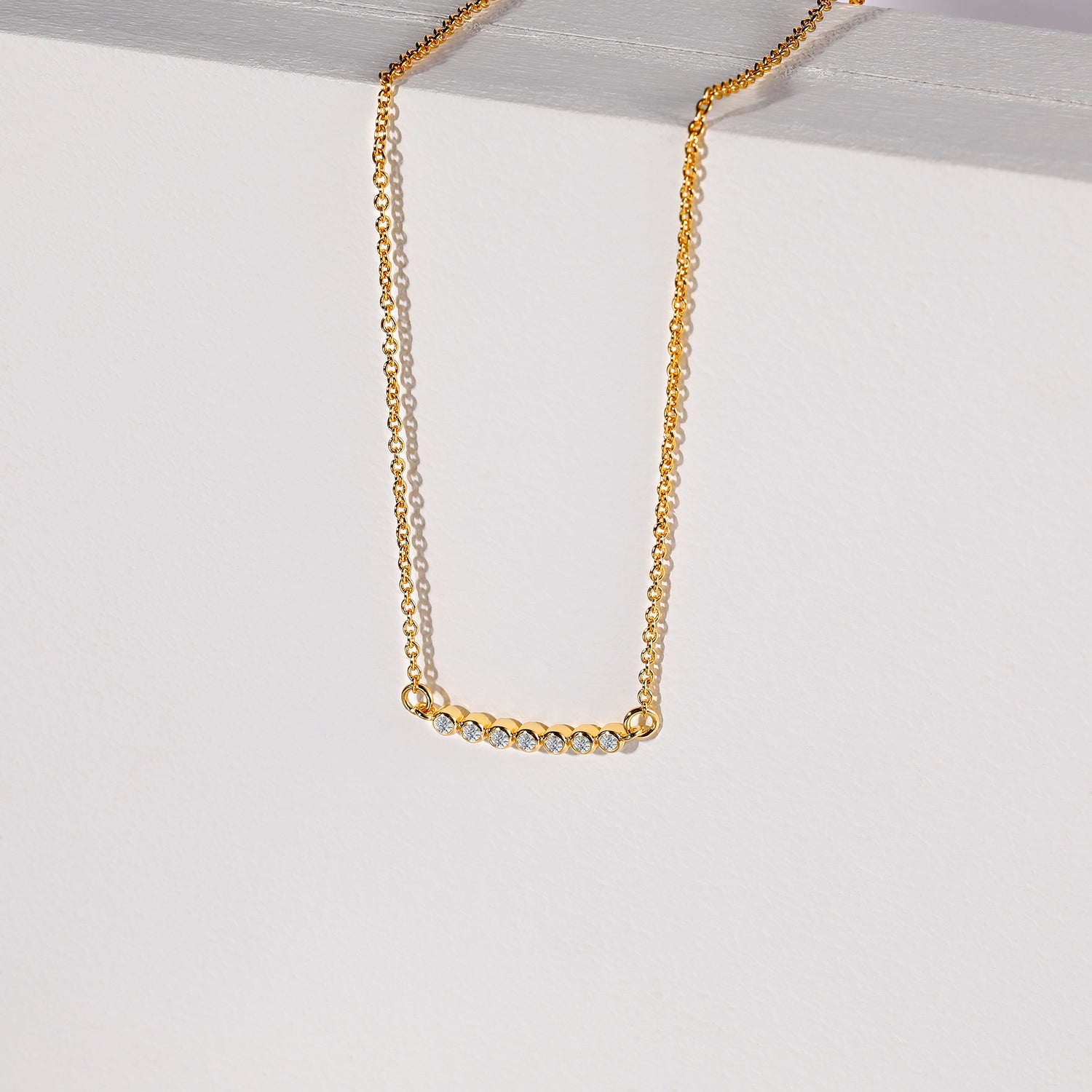 bar necklace, 10K gold chain, diamond necklace for women, 14K pendant necklace, diamond pendant necklace gold