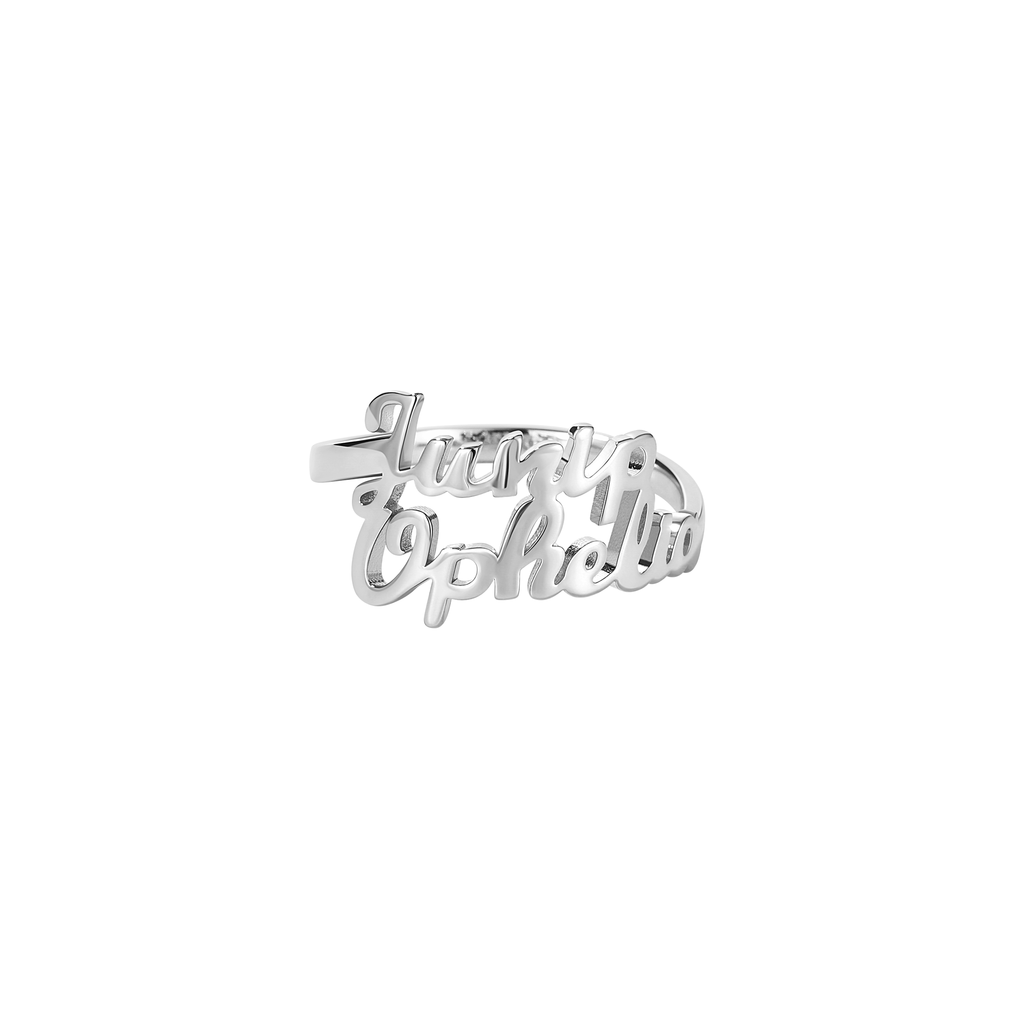Delicate Script Ring