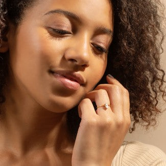 Pear Shaped Gemstone Combination Ring