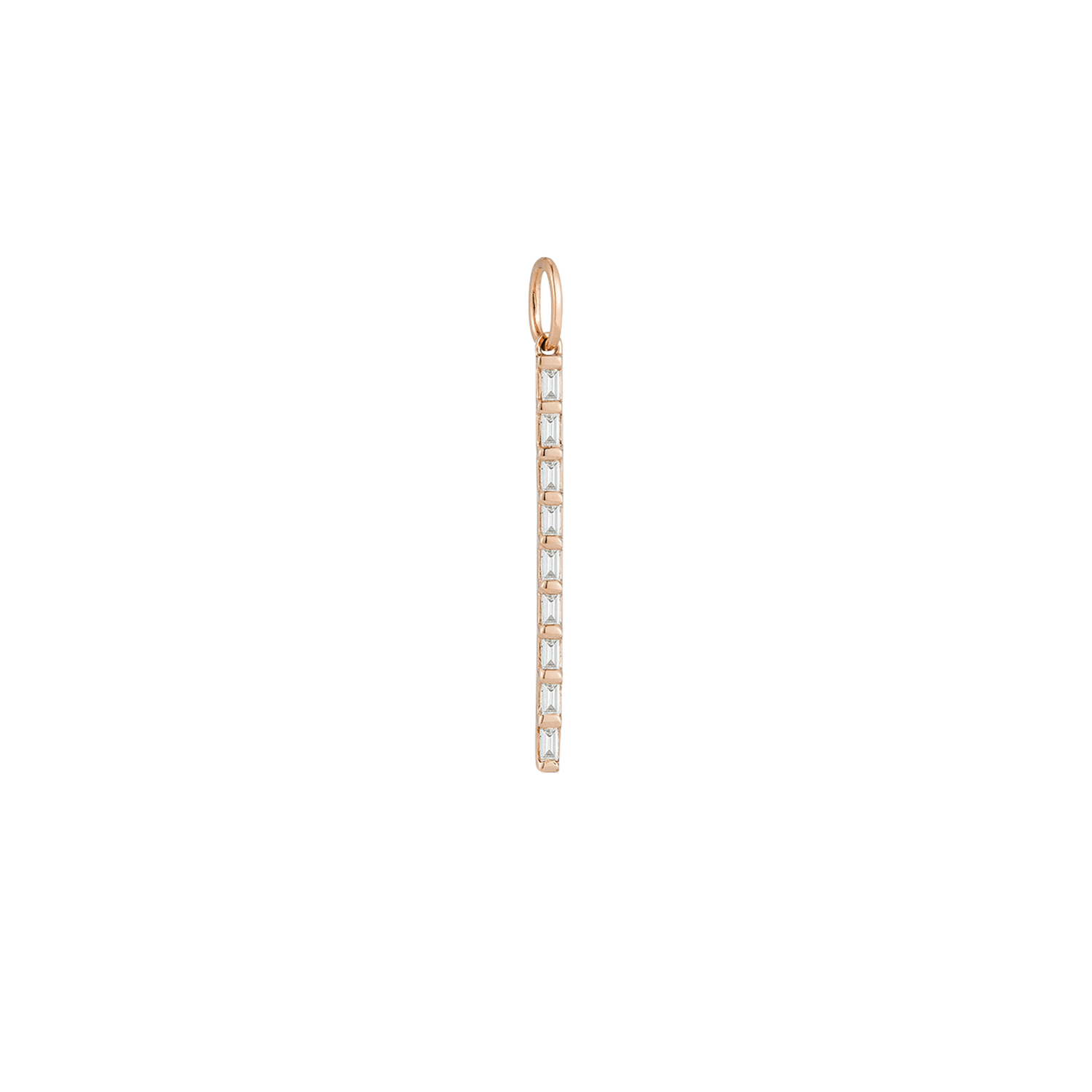 diamond and baguettes,rose gold pendant, designer pendants, vintage pendant, modern pendants
