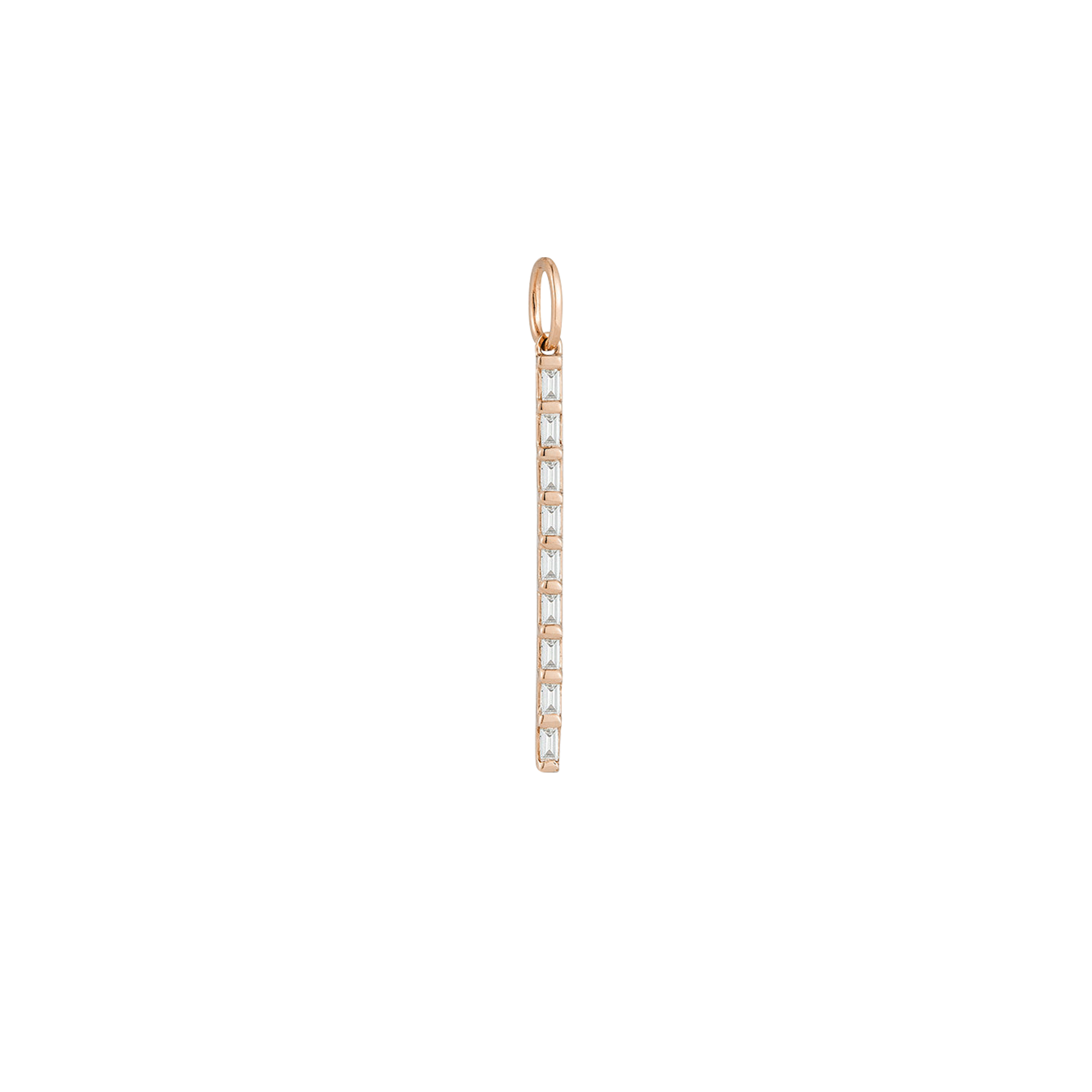 diamond and baguettes,rose gold pendant, designer pendants, vintage pendant, modern pendants