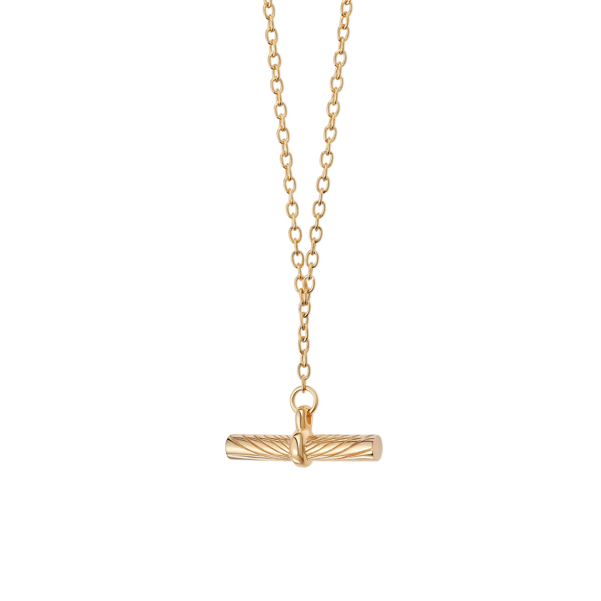 T-Bar necklace, chunky gold necklace, layer necklace, 14k pendant necklace, 10K gold necklace