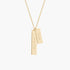 custom engraved necklace, name necklace, 14K gold bar necklace, personalized name necklace, double bar necklace