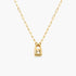 gold engraved necklace, lock necklace,necklaces valentine&