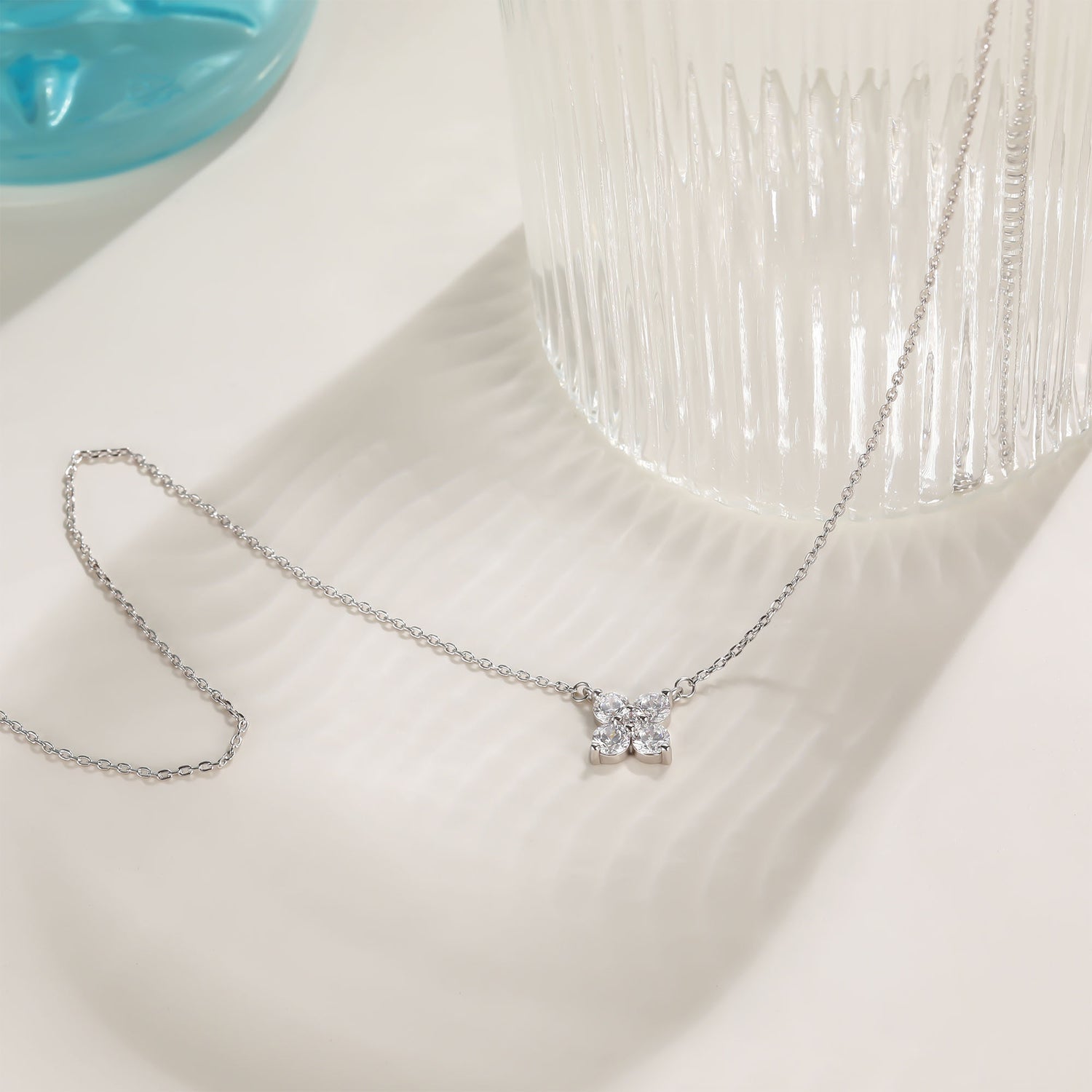 personalized birthstone necklace, white gold birthstone necklace, white gold diamond necklace, real gold necklace for women