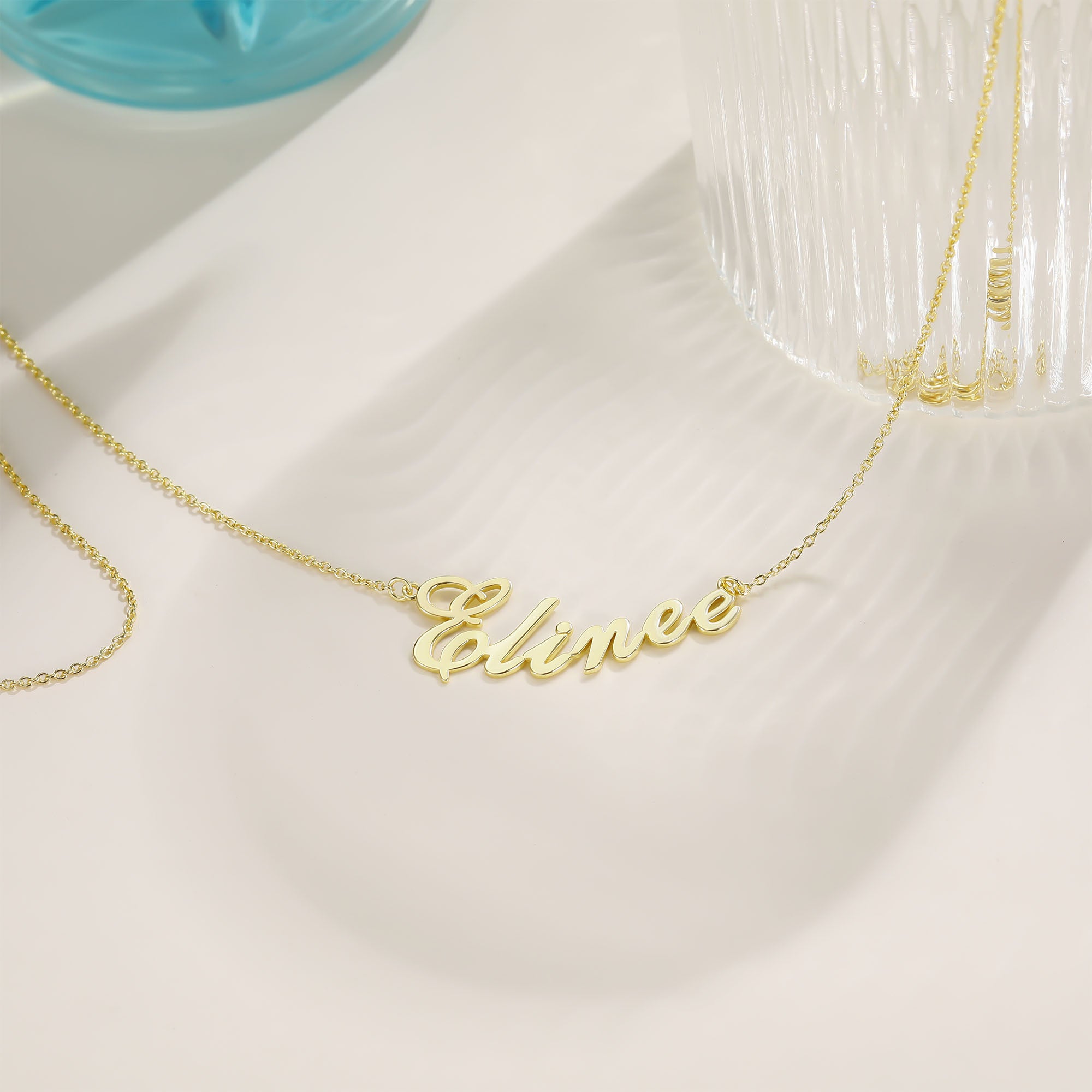 personalized name necklace, 14K gold name necklace, costume jewelry necklaces, gold necklace for women