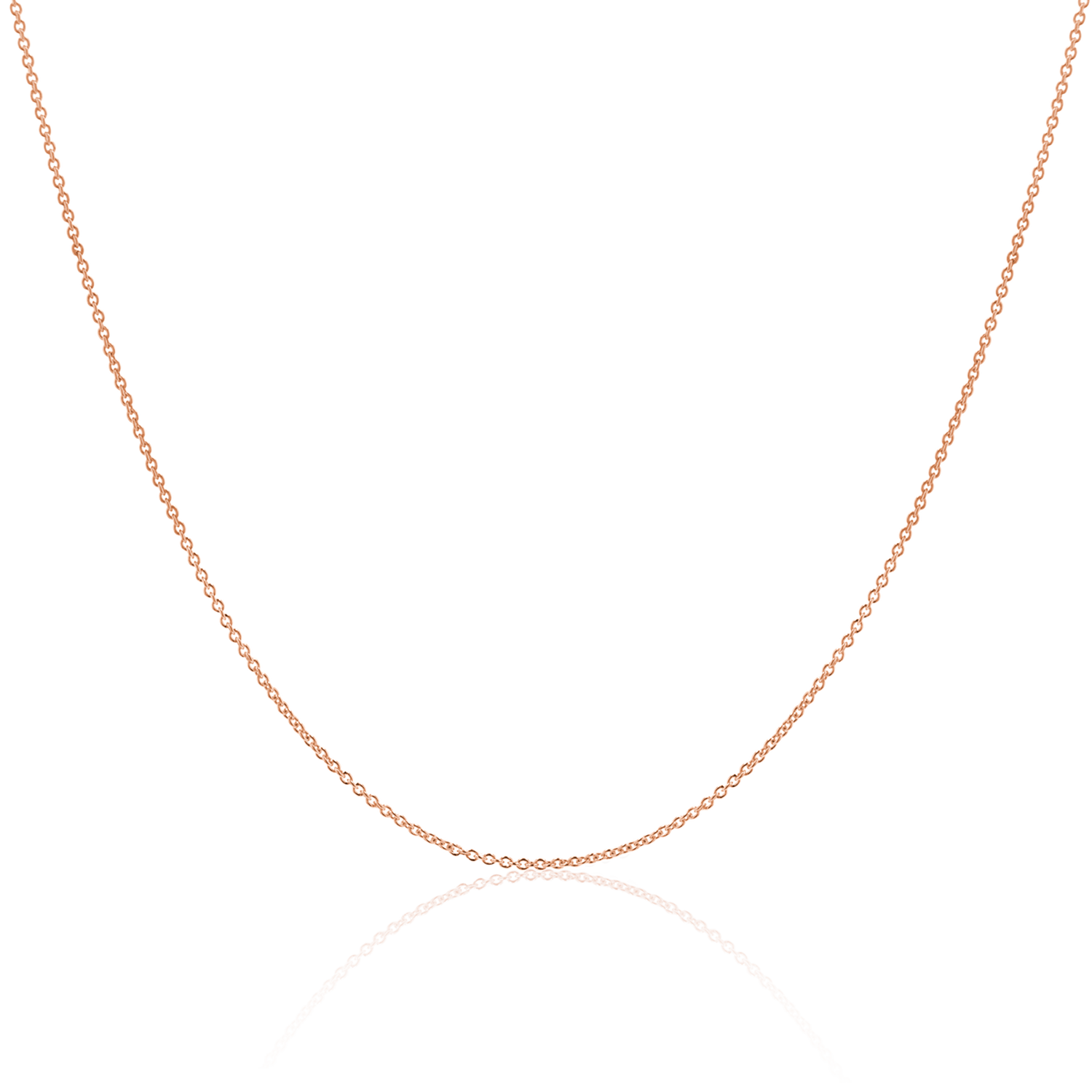 chain &amp; cable,10k gold chain,rose gold necklace, necklace for mother, best gift for friend
