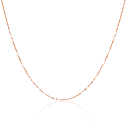 chain &amp; cable,10k gold chain,rose gold necklace, necklace for mother, best gift for friend