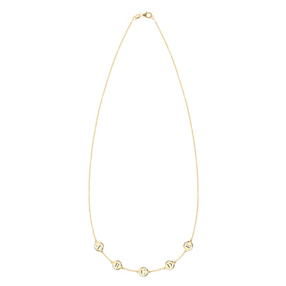 14k gold initial necklace, letter on necklace, custom gold necklace,   engraved initials,dainty gold necklace