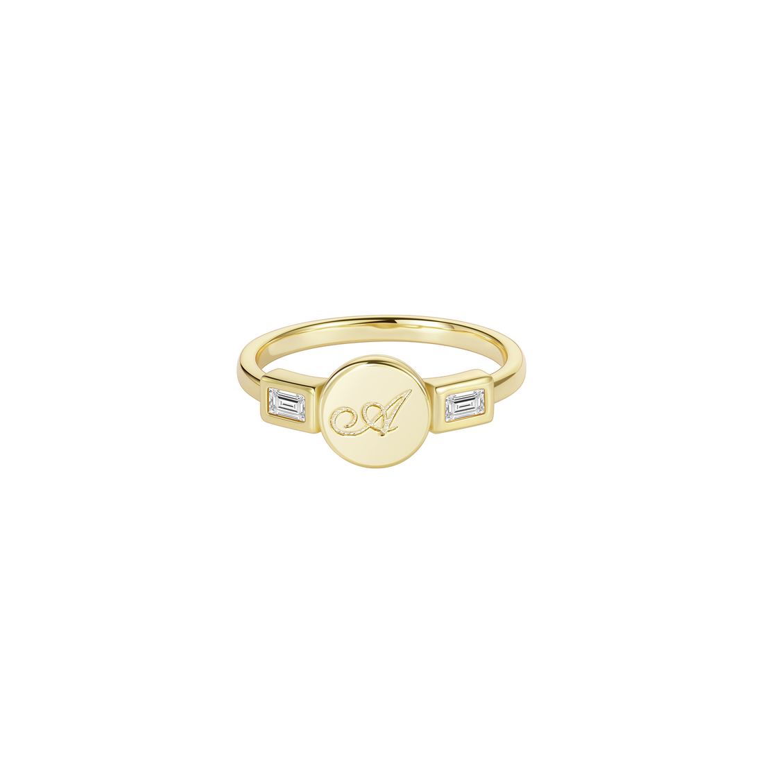 Elia Custom Solid Gold Ring