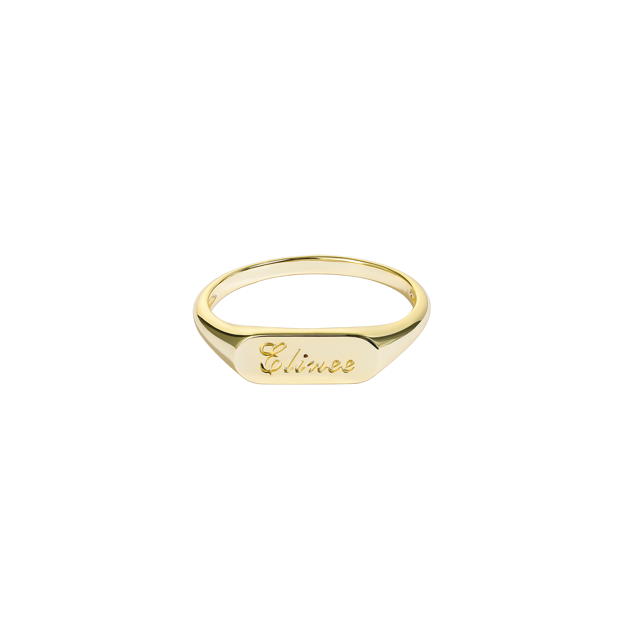 Anello con sigillo ovale inciso