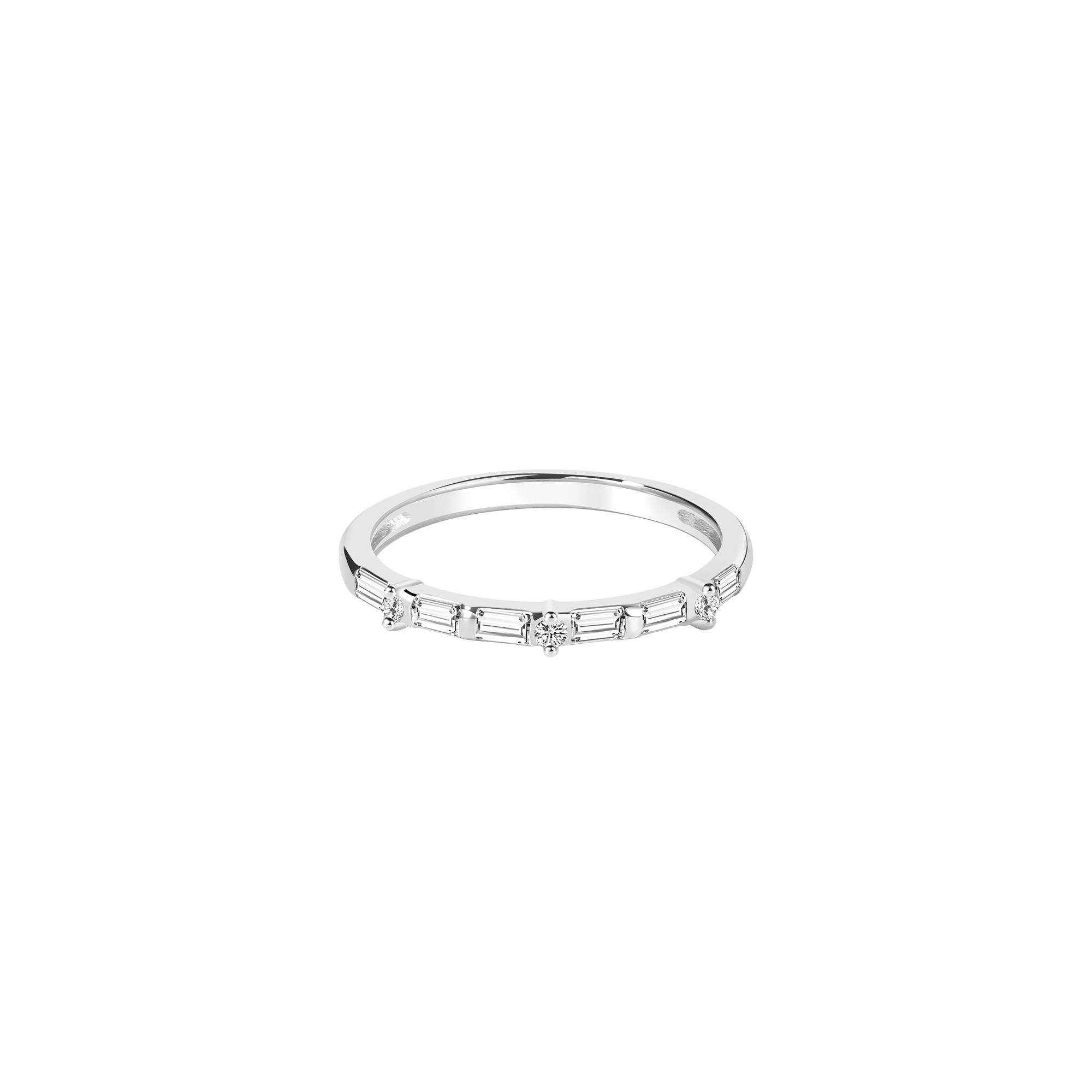 Anello con pietra preziosa rettangolare personalizzabile 