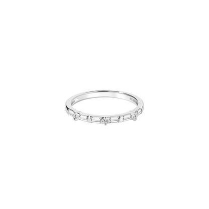Anello con pietra preziosa rettangolare personalizzabile 
