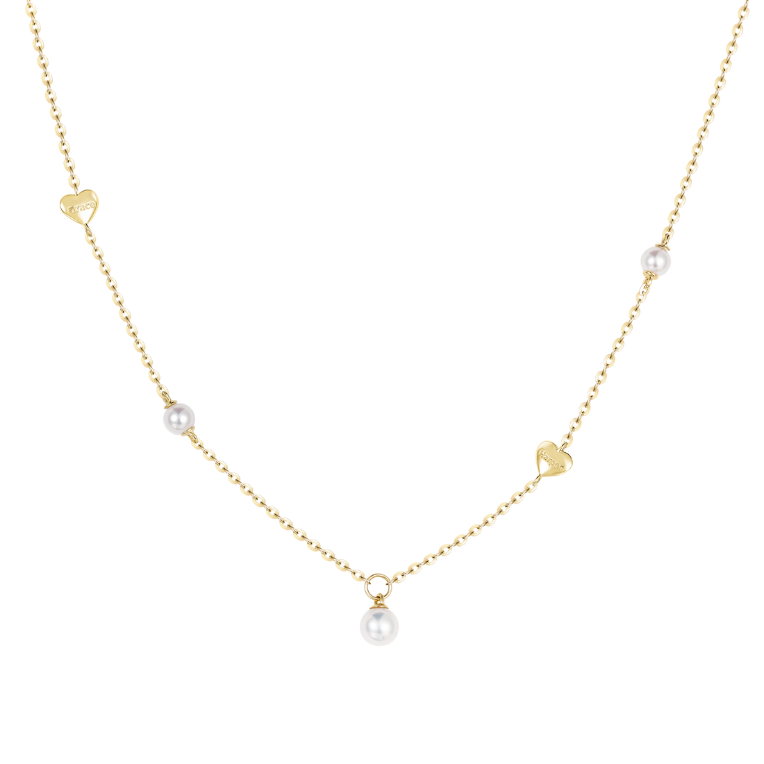 asymmetrical  necklace, gold pearl necklace, custom pendant necklace, white pearl, 14k gold necklaces, freshwater pearl necklace