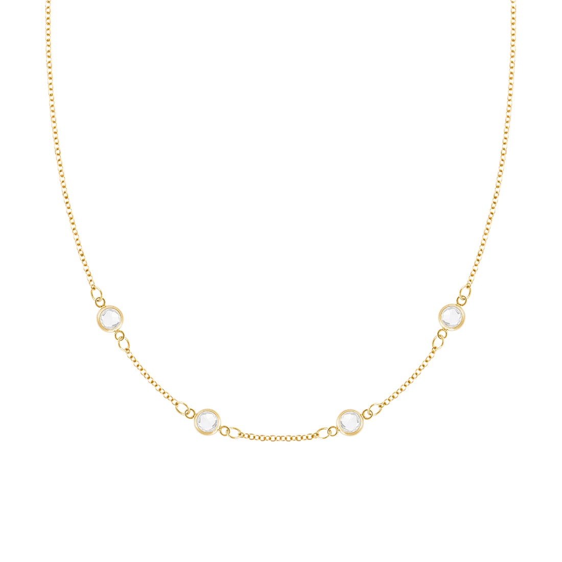 birthstone necklace for mom, multi stone gold necklace, custom birthstone necklace, gold necklace for women, 4 birthstone necklace
