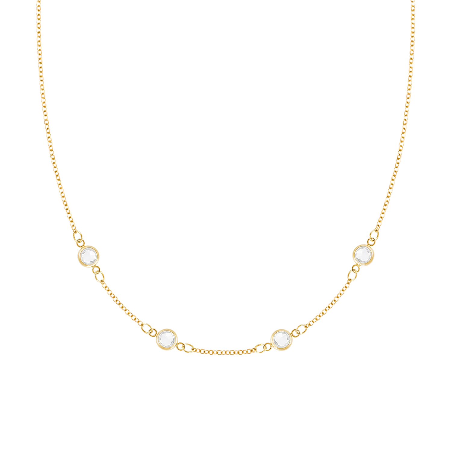 birthstone necklace for mom, multi stone gold necklace, custom birthstone necklace, gold necklace for women, 4 birthstone necklace