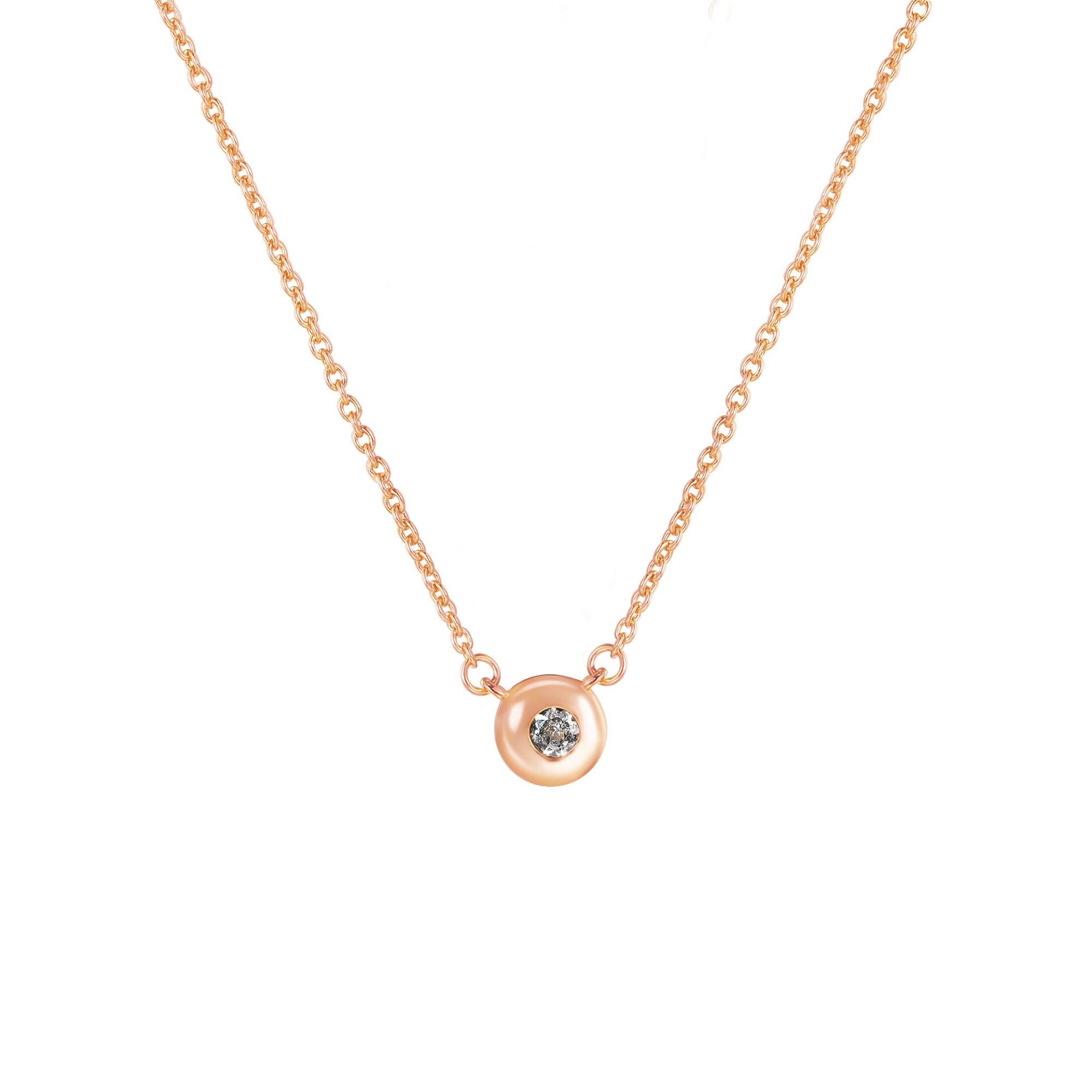 gold gemstone necklace, rose gold jewelry, rose gold diamond necklace, best friends necklace, custom birthstone necklace
