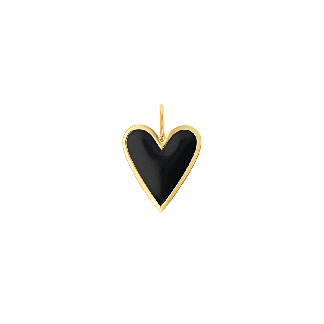 14K gold pendant, designer pendants, heart pendant, heart charm, gold jewelry for women