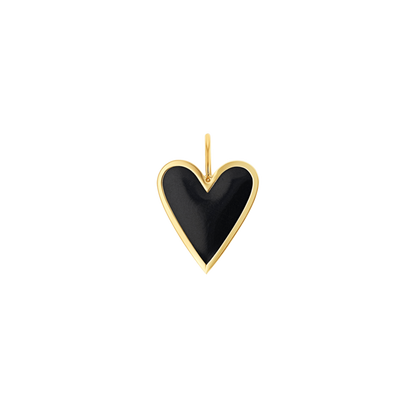 14K gold pendant, designer pendants, heart pendant, heart charm, gold jewelry for women