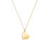 gold heart necklace, birthstone heart necklace, 