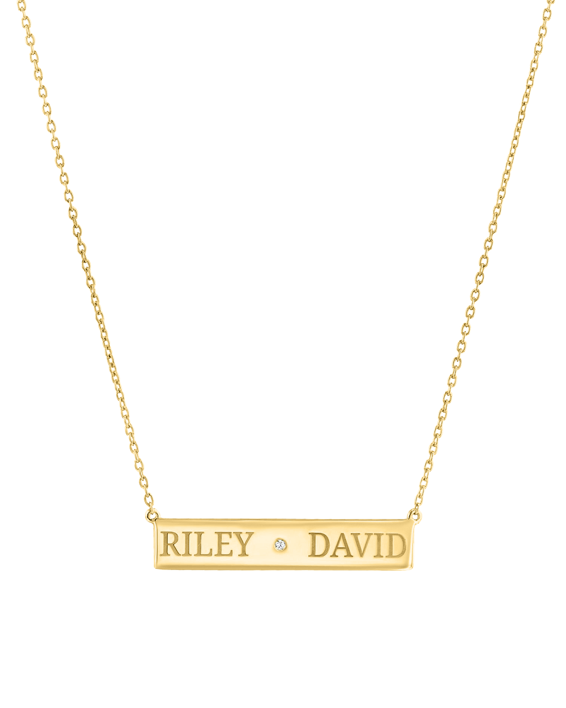gold engraved necklace, custom valentine&
