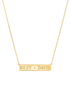 gold engraved necklace, custom valentine&