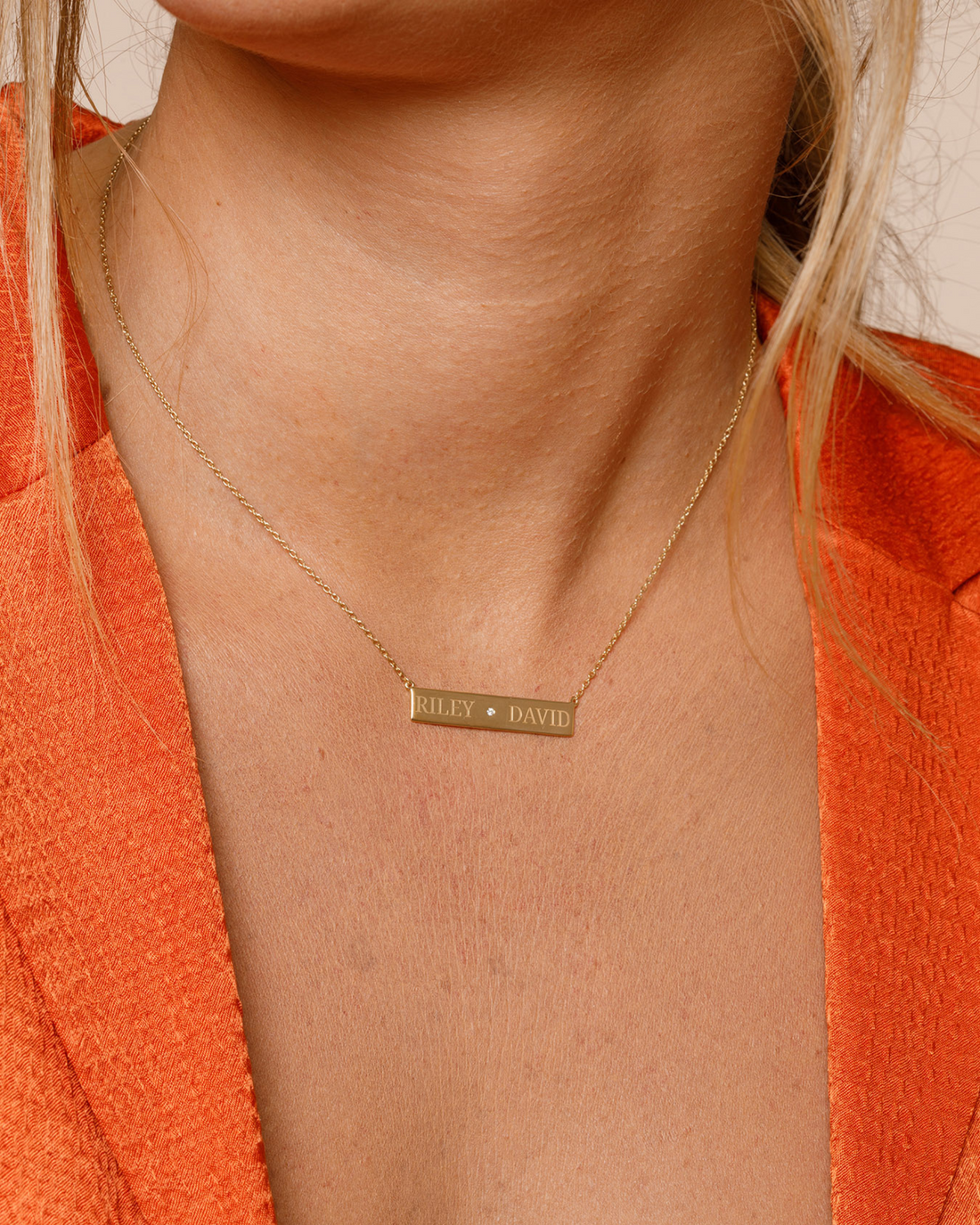 Engraved Name Necklace for Us