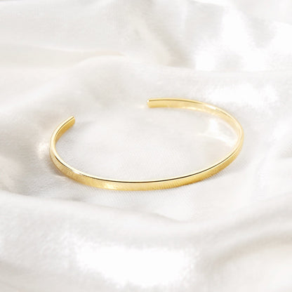 Gold Dainty Cuff Bracelet