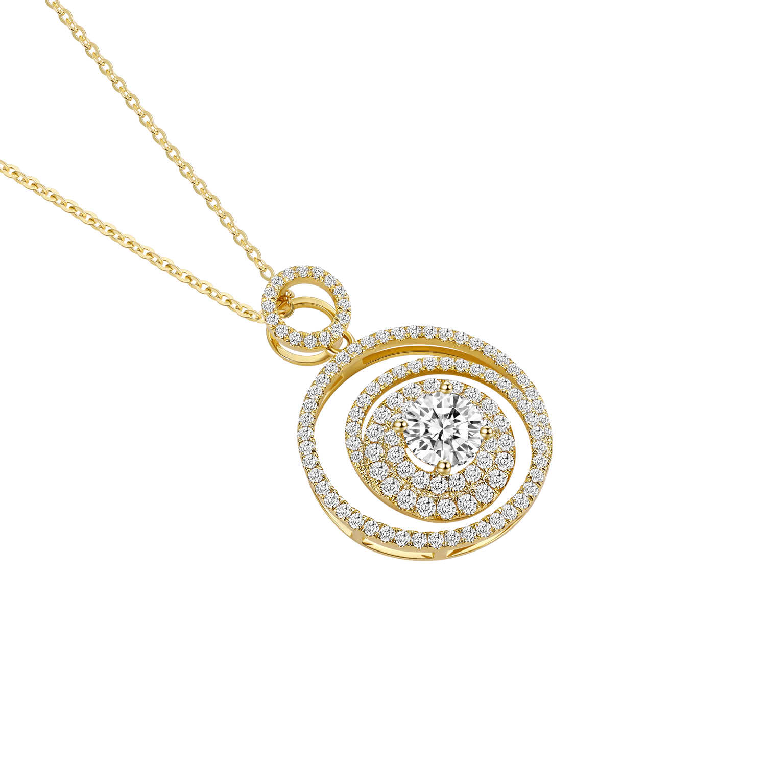 round pendant necklace, moissanite necklace gold, gemstone necklace, pendant necklace gold, forever necklace