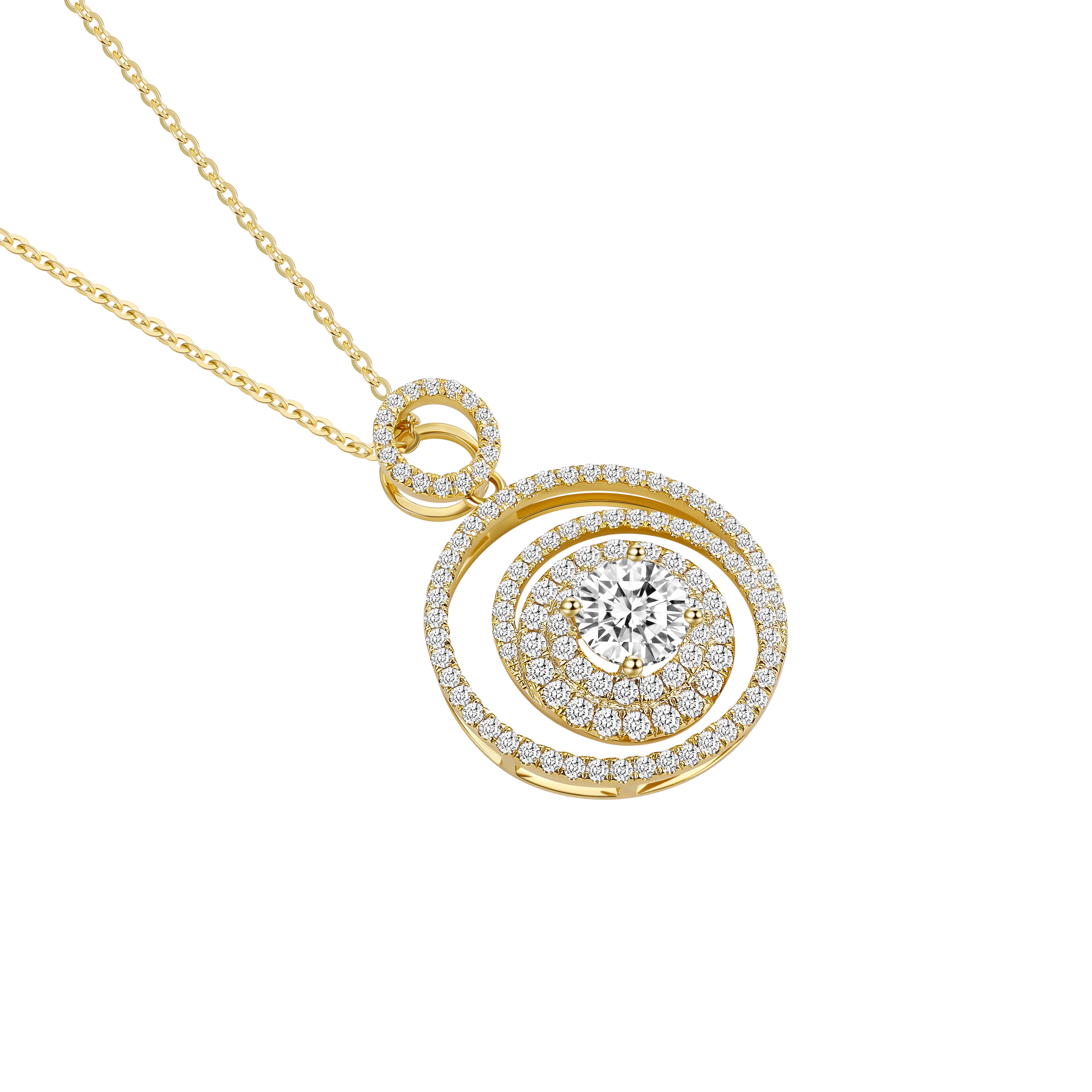 round pendant necklace, moissanite necklace gold, gemstone necklace, pendant necklace gold, forever necklace
