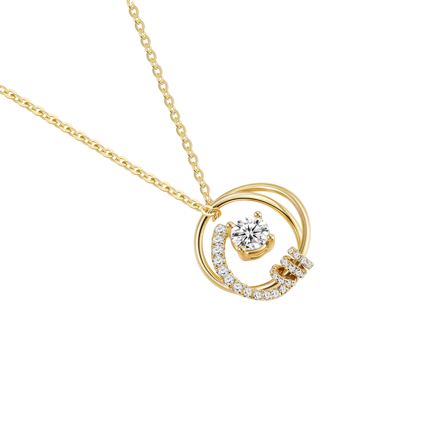 moissanite wedding set, gold pendant necklace, mother&