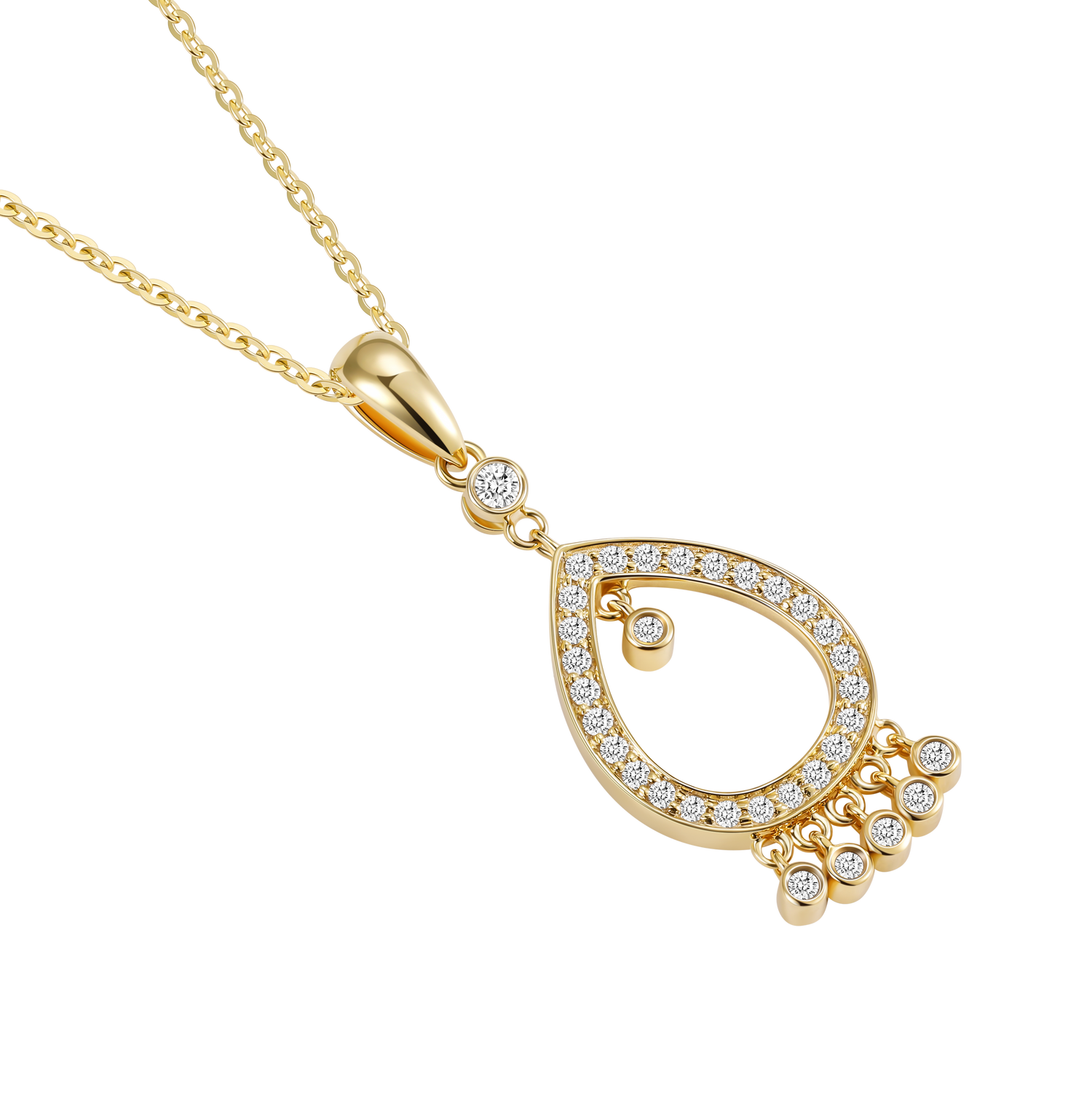 moissanite necklace for women, teardrop diamond necklace, vintage gold jewelry, delicate necklaces, gold fashion jewelry