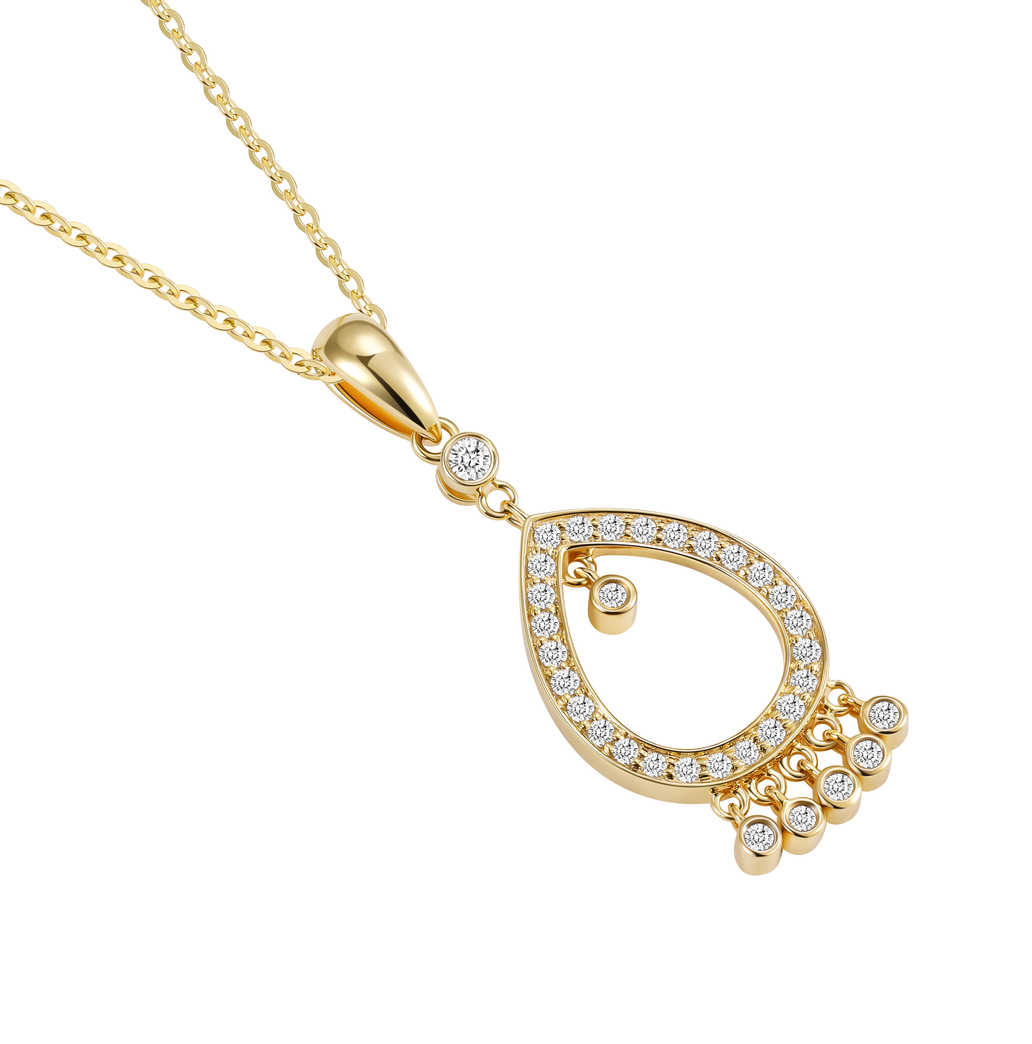 moissanite necklace for women, teardrop diamond necklace, vintage gold jewelry, delicate necklaces, gold fashion jewelry