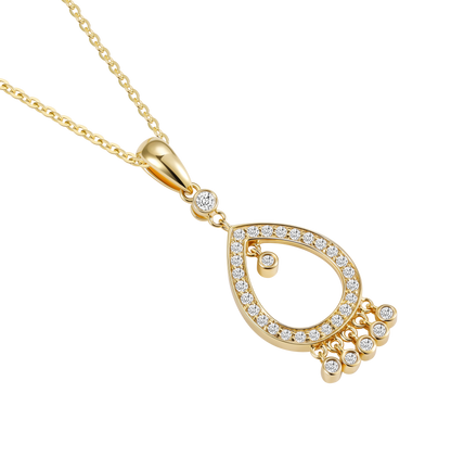 moissanite necklace for women, teardrop diamond necklace, vintage gold jewelry, delicate necklaces, gold fashion jewelry