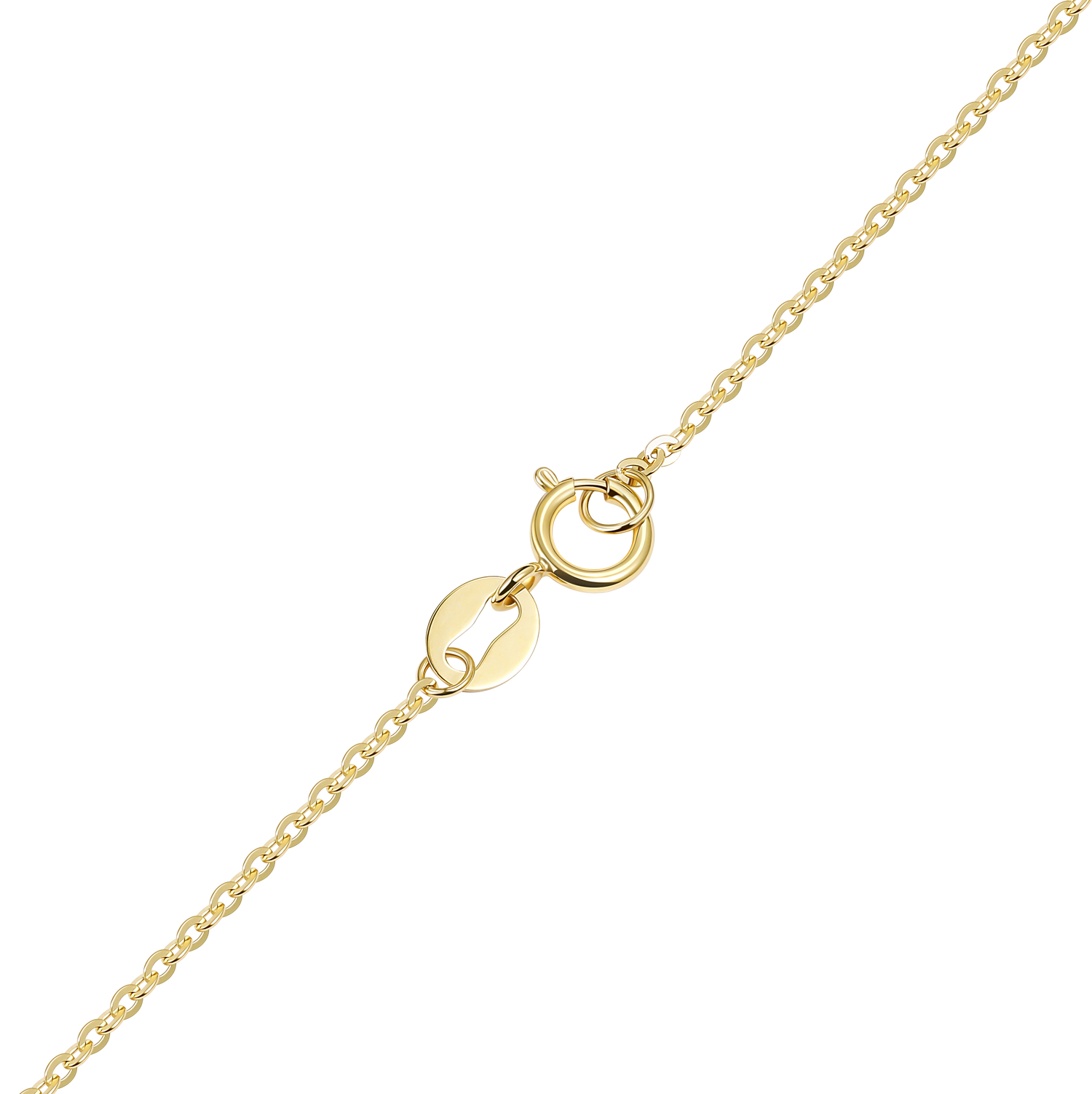 Collana con pendente irregolare in Moissanite